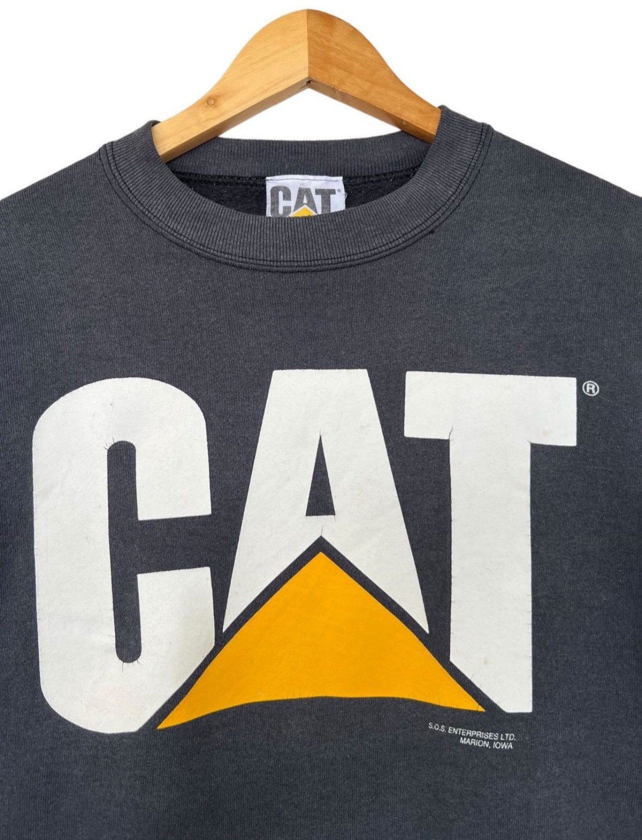 Caterpillar Vintage 90s Caterpillar Inc Big Logo Sweatshirt Size US M / EU 48-50 / 2 - 3 Thumbnail