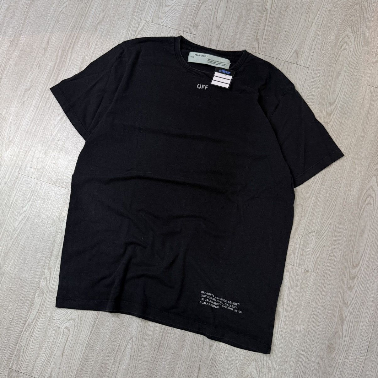 Off-White OFF-WHITE c/o Virgil Abloh reflective marker arrows tee blac Size US XL / EU 56 / 4 - 3 Thumbnail