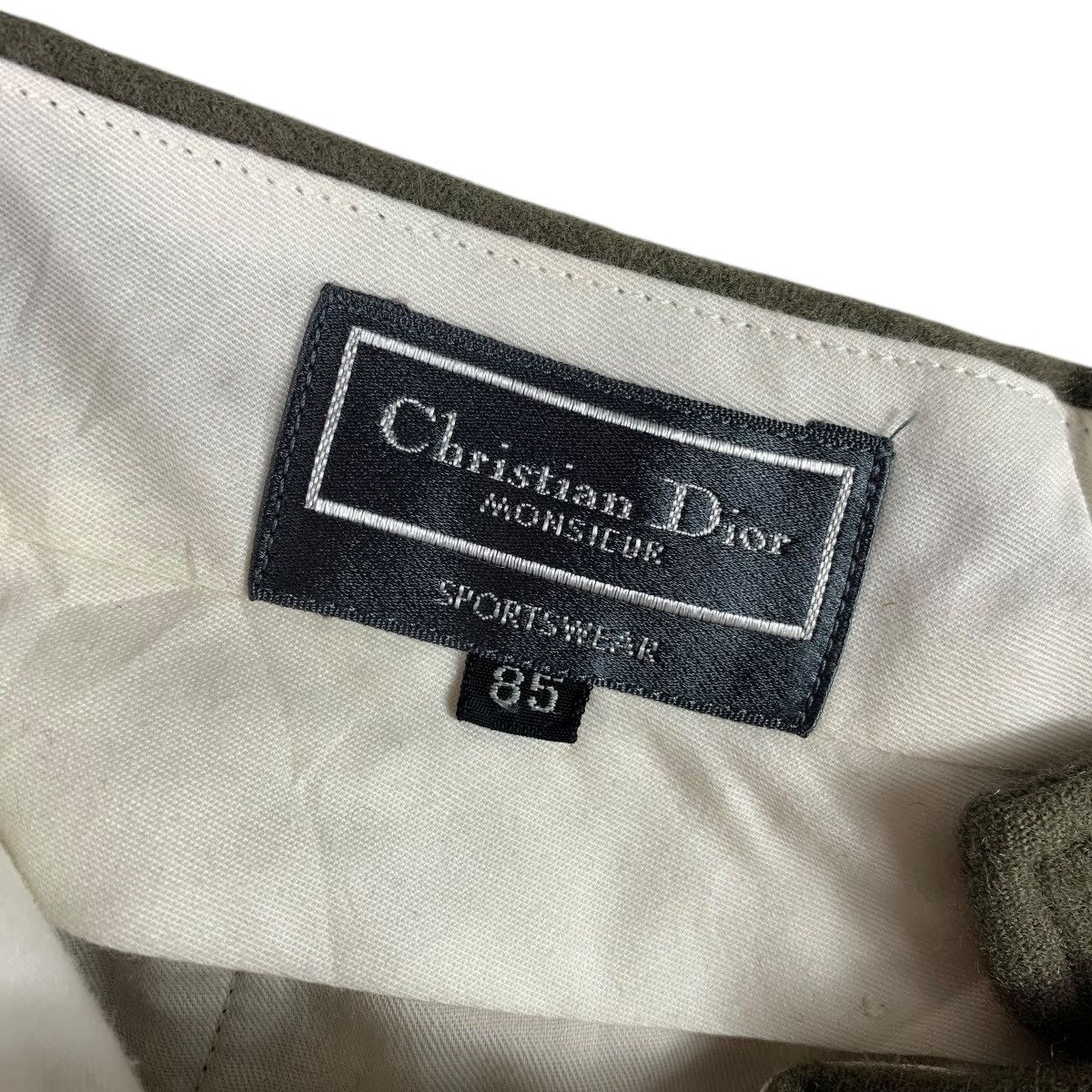 Christian Dior Monsieur × Vintage Vintage CHRISTIAN DIOR monsiur wool pants Size US 30 / EU 46 - 3 Thumbnail
