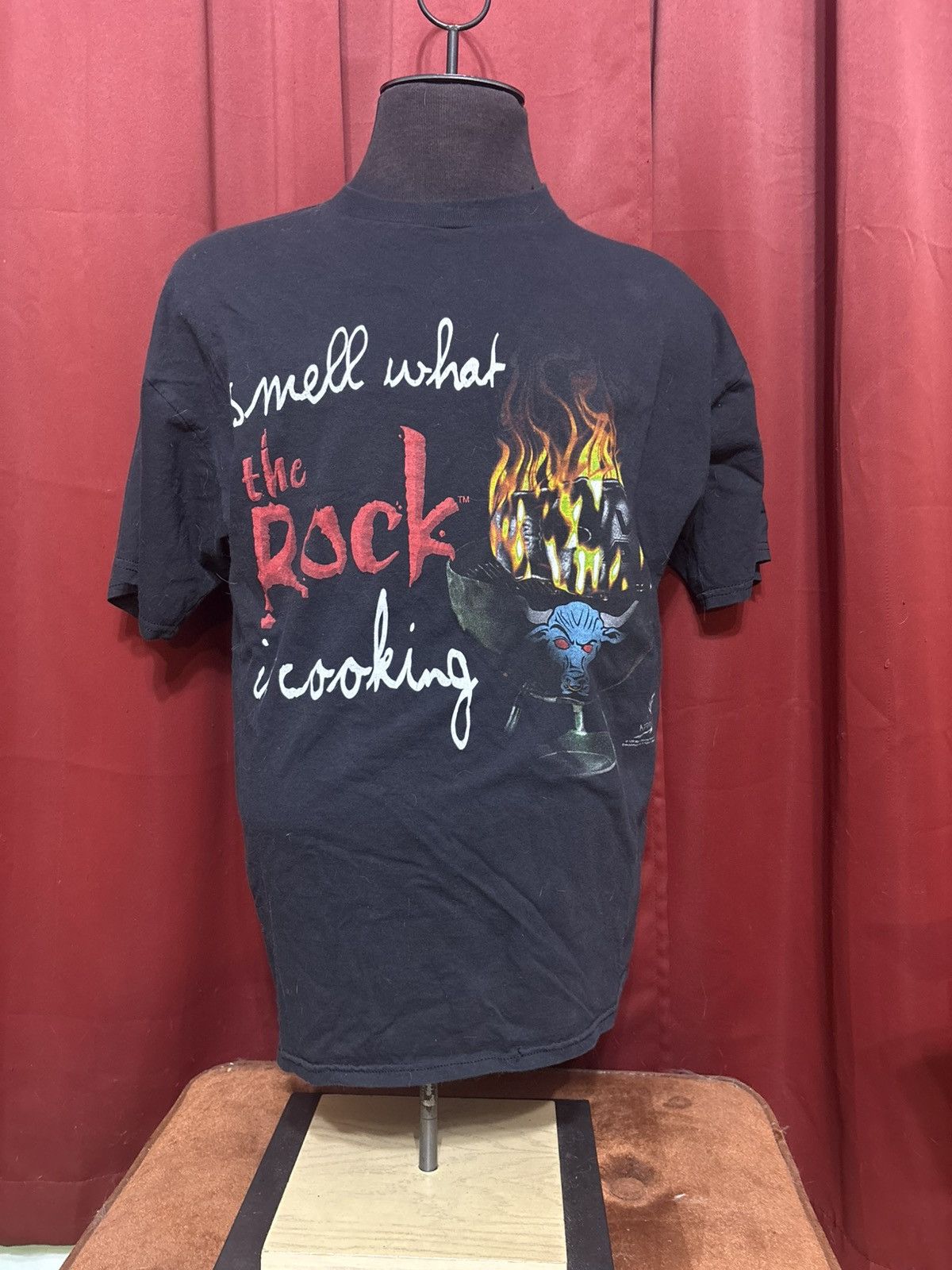 WWF Vintage The Rock WWF WWE Tshirt 90’s Wrestling Grail Size US XL / EU 56 / 4 - 1 Thumbnail