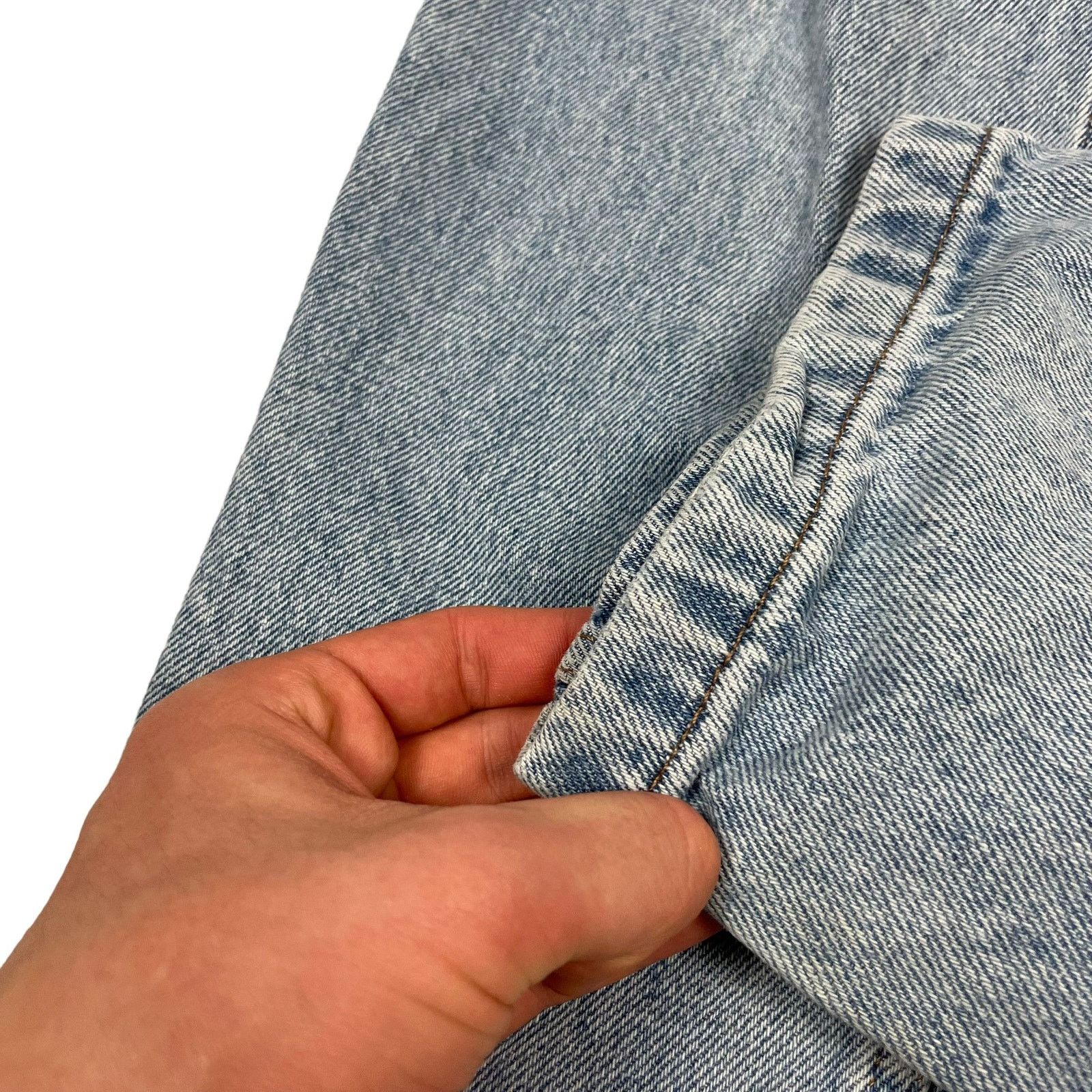 Karl Kani Karl Kani Adults Blue Zip Fly Straight Leg Denim Jeans XXS Size US 28 / EU 44 - 10 Thumbnail