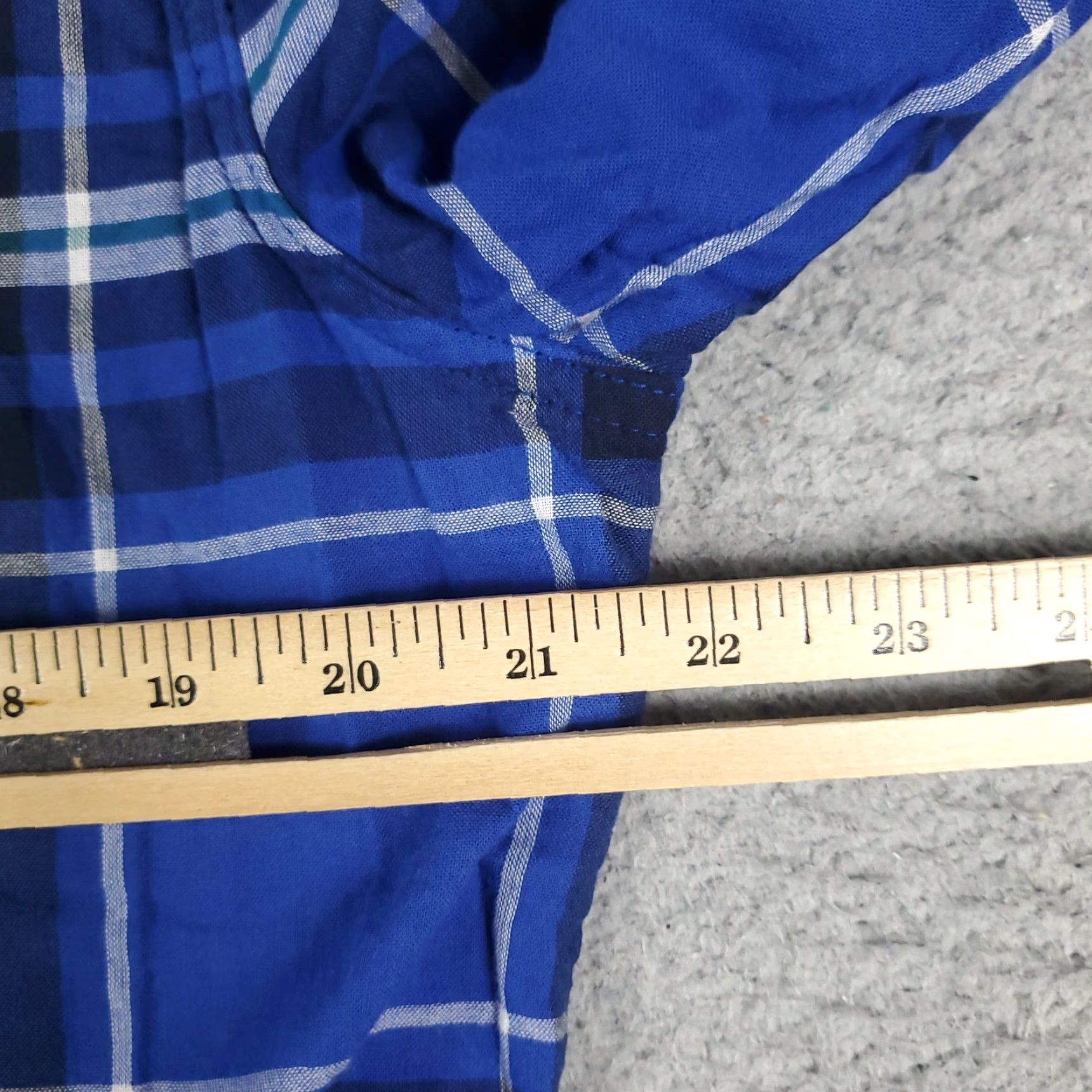 American Eagle Outfitters American Eagle Outfitters Shirt Mens Medium Blue Plaid Button-Up Long Sleeve Size US M / EU 48-50 / 2 - 5 Thumbnail