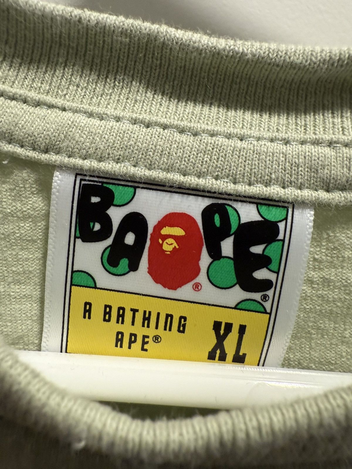 Bape Green Bape Long Sleeve Size US XL / EU 56 / 4 - 5 Thumbnail
