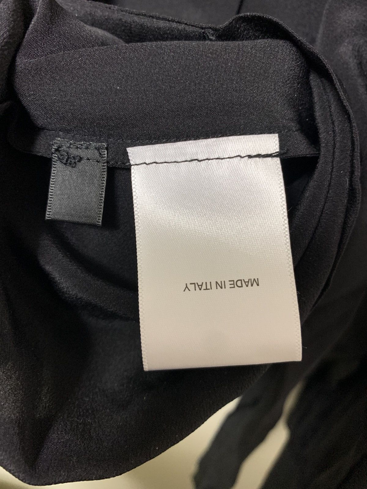 Enfants Riches Deprimes ERD FW24 Black Pussy Bow Shirt Silk XL Size US XL / EU 56 / 4 - 7 Thumbnail