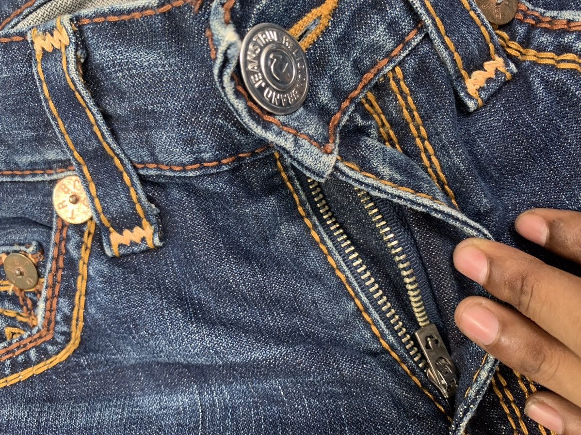 True Religion Vintage true religion thread embroidered straight denim Size US 36 / EU 52 - 6 Thumbnail