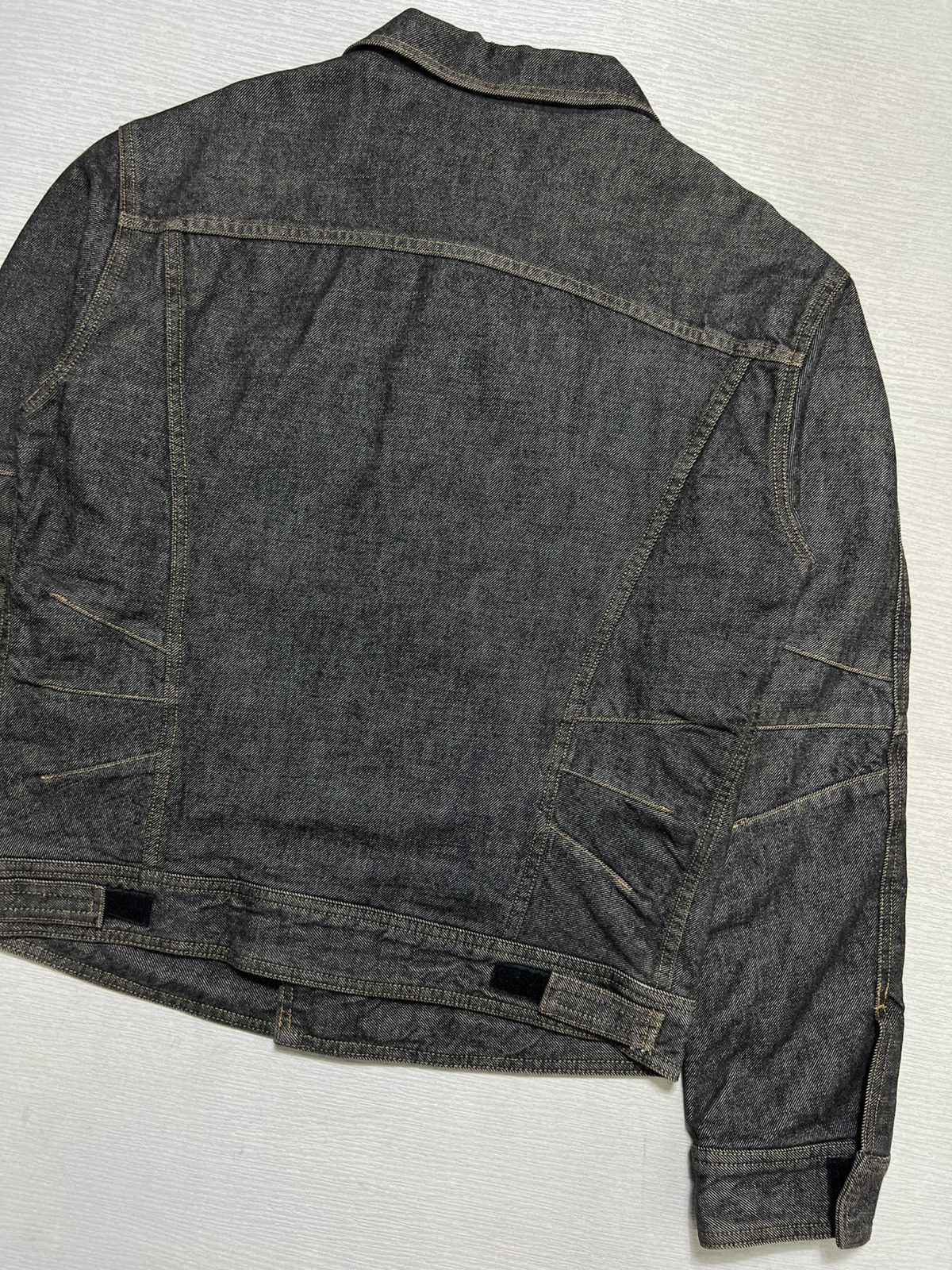 Dolce & Gabbana Dolce & Gabbana - AW03 Velcro Denim Biker Jacket Size US L / EU 52-54 / 3 - 13 Thumbnail