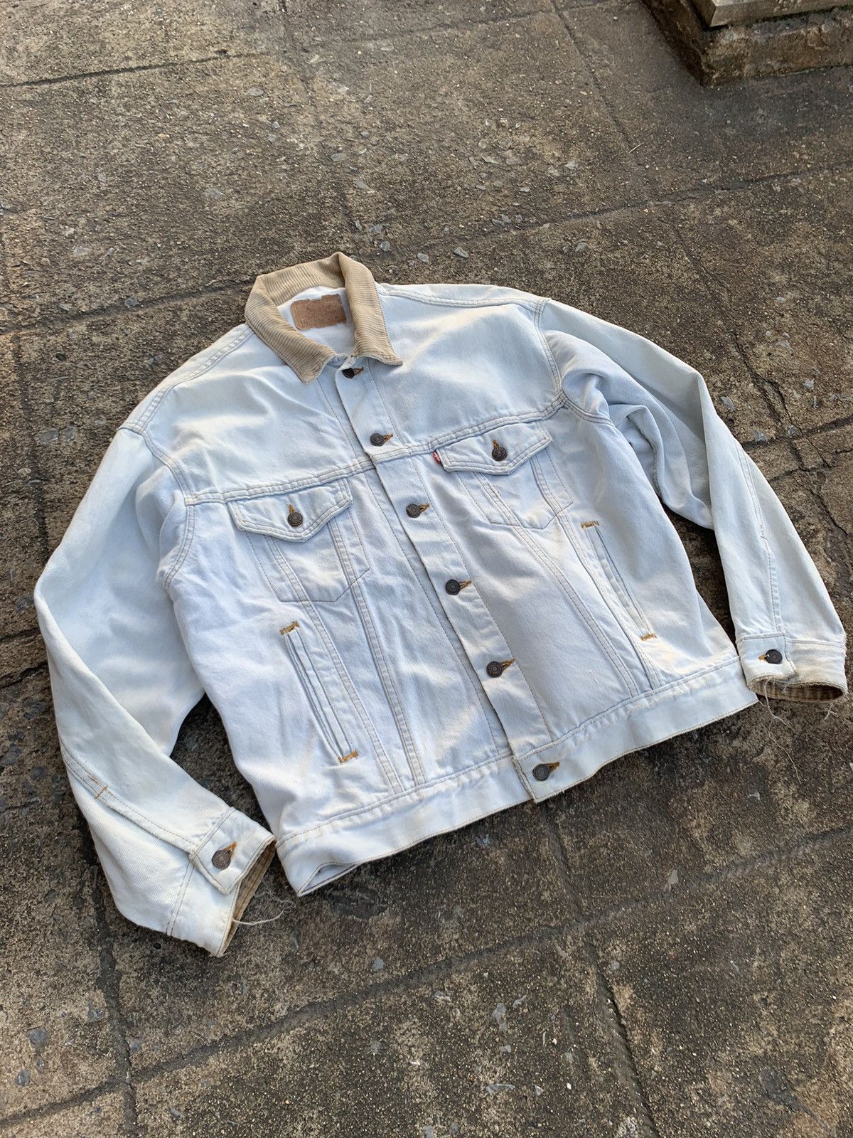 Denim Jacket × Distressed Denim × Kapital Vintage 80s Levi