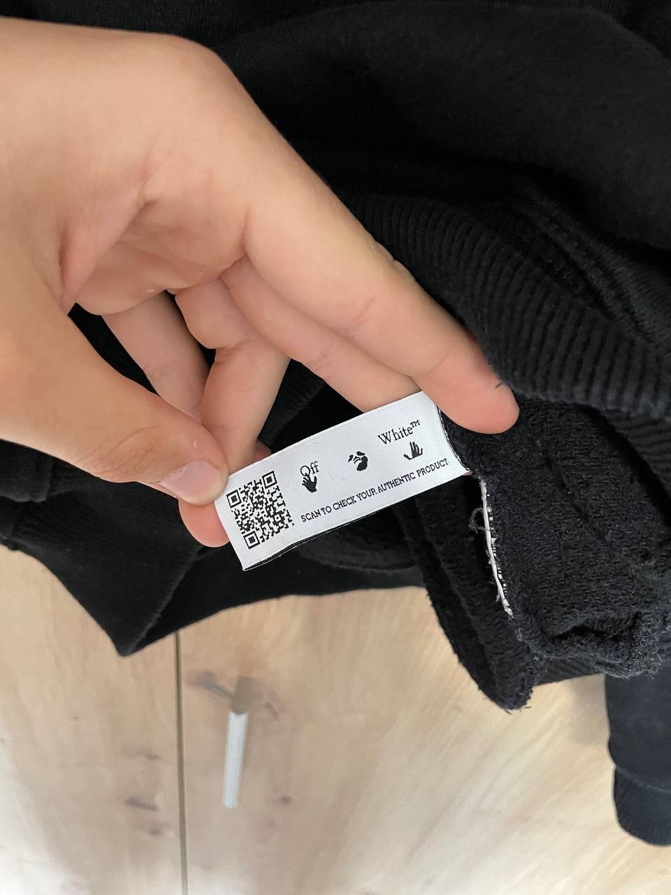 Off-White Off-White Black Small Logo Hoodie Size US M / EU 48-50 / 2 - 6 Thumbnail