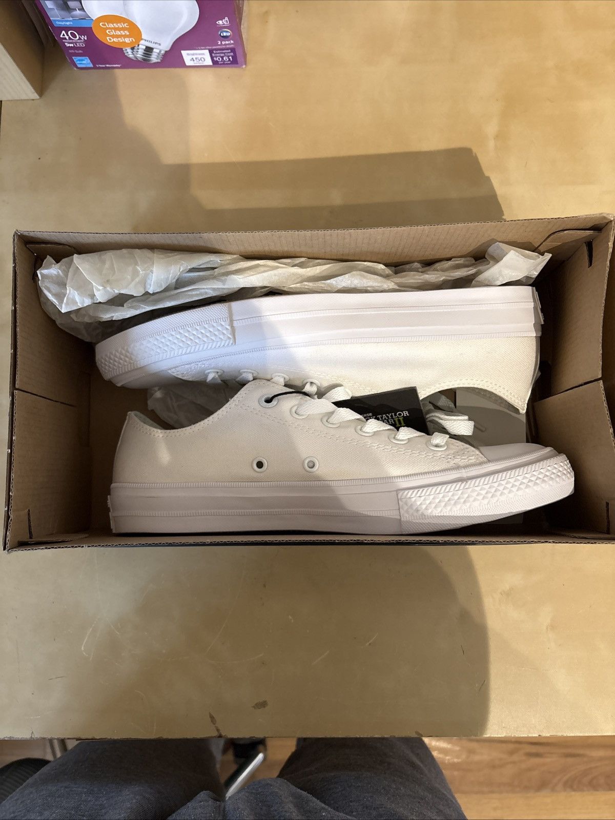 Converse Converse Chuck Taylor II OX White Men’s 7.5 Authentic Size US 7.5 / EU 40-41 - 6 Thumbnail