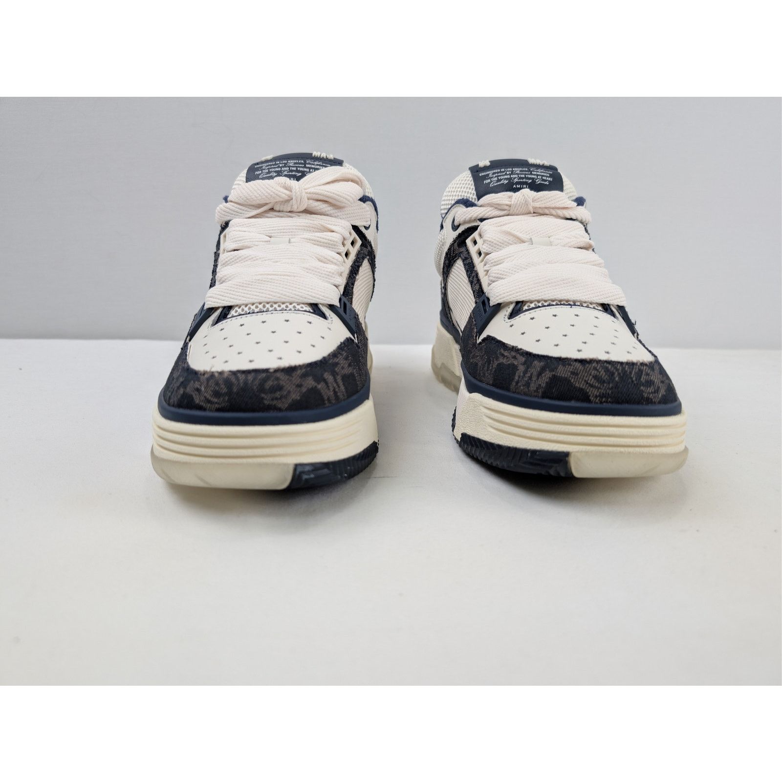 Amiri o1rshd1 MA Quad MA-1 Sneakers in Midnight Indigo Size US 10 / EU 43 - 10 Thumbnail