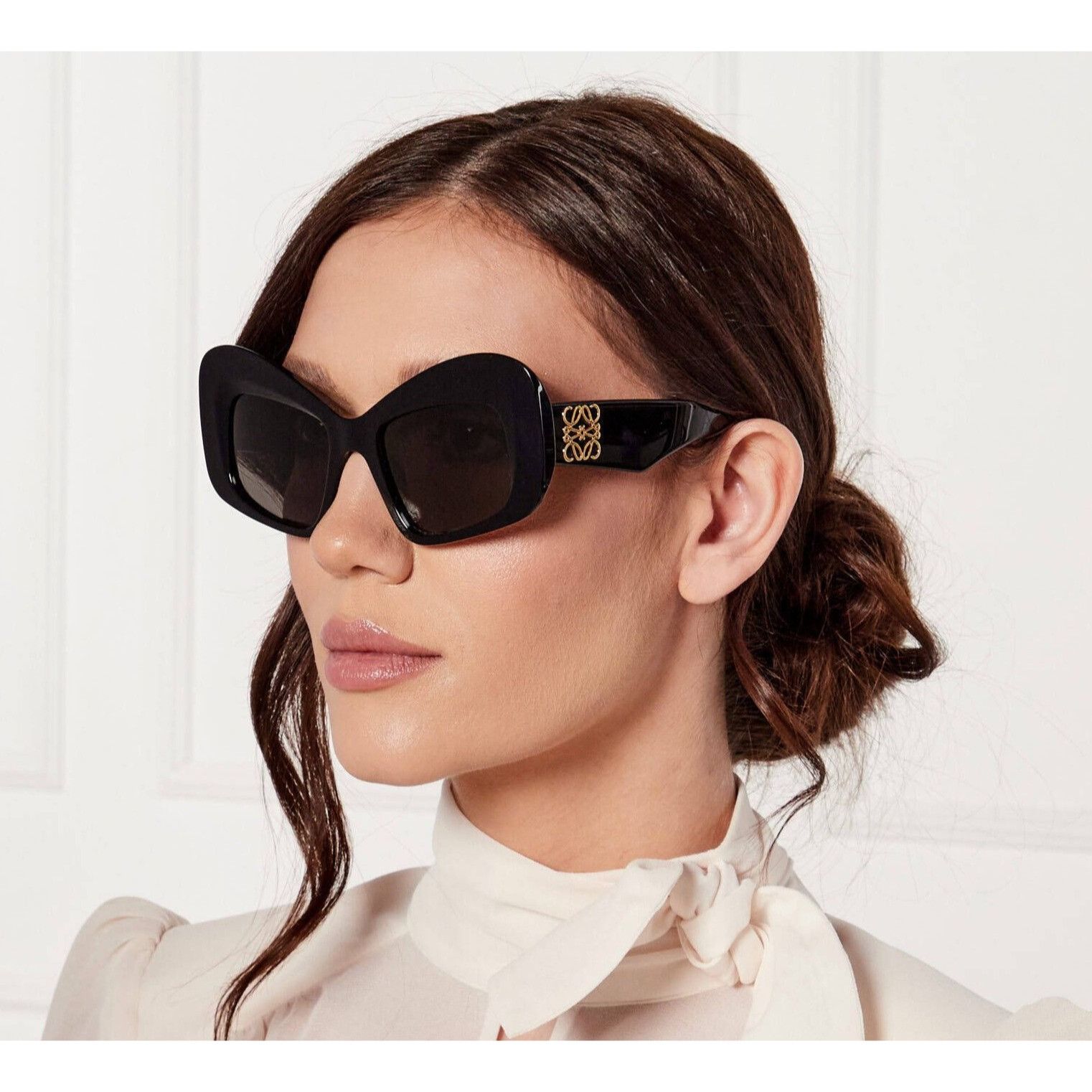 Loewe NEW LOEWE SUNGLASSES LW40128I 01A BLACK WOMEN EYEWEAR LOEWE Size ONE SIZE - 1 Thumbnail
