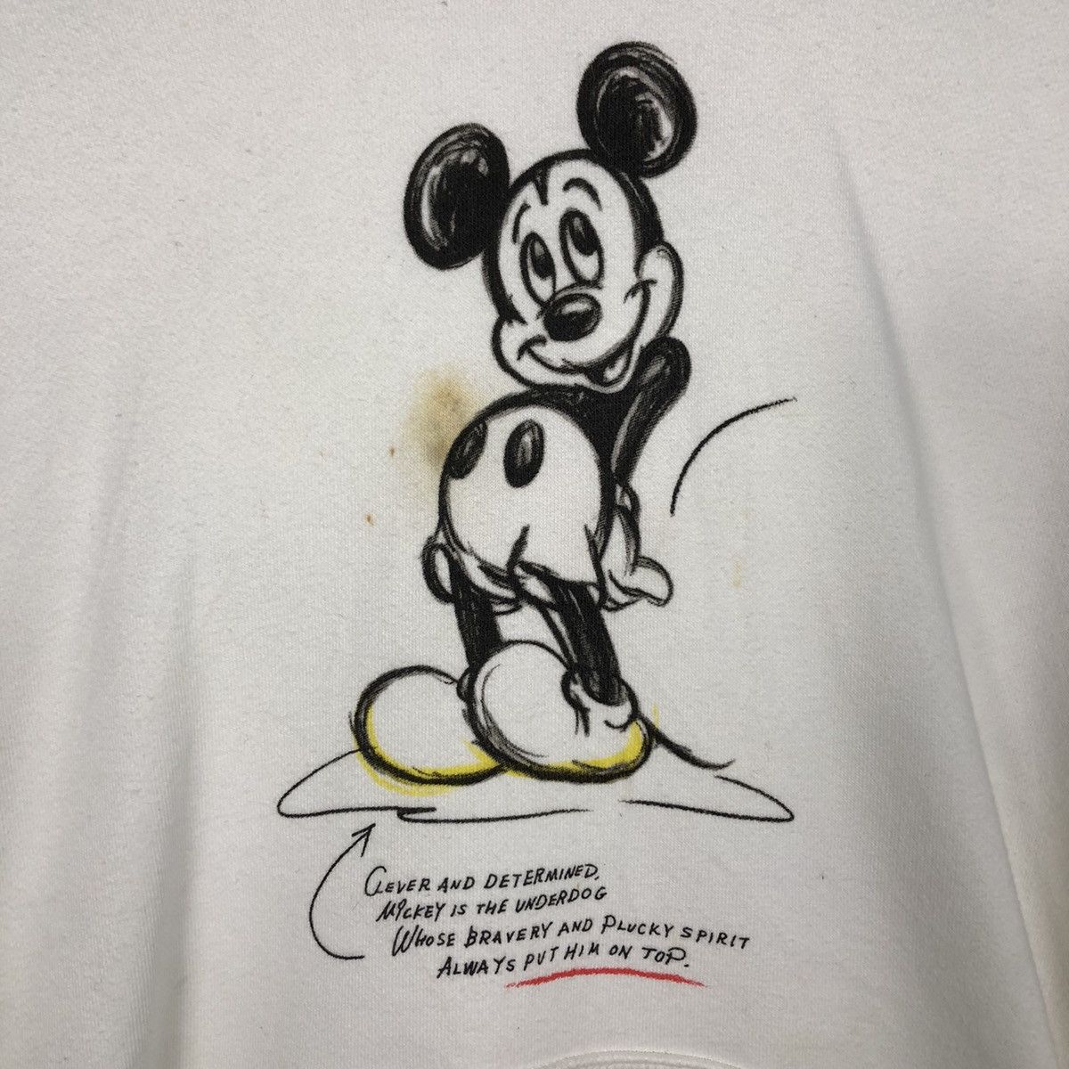 Japanese Brand × Uniqlo 📌Vintage Pull Over Hoodie Sweatshirt Mickey Mouse Big Logo Size US M / EU 48-50 / 2 - 16 Thumbnail