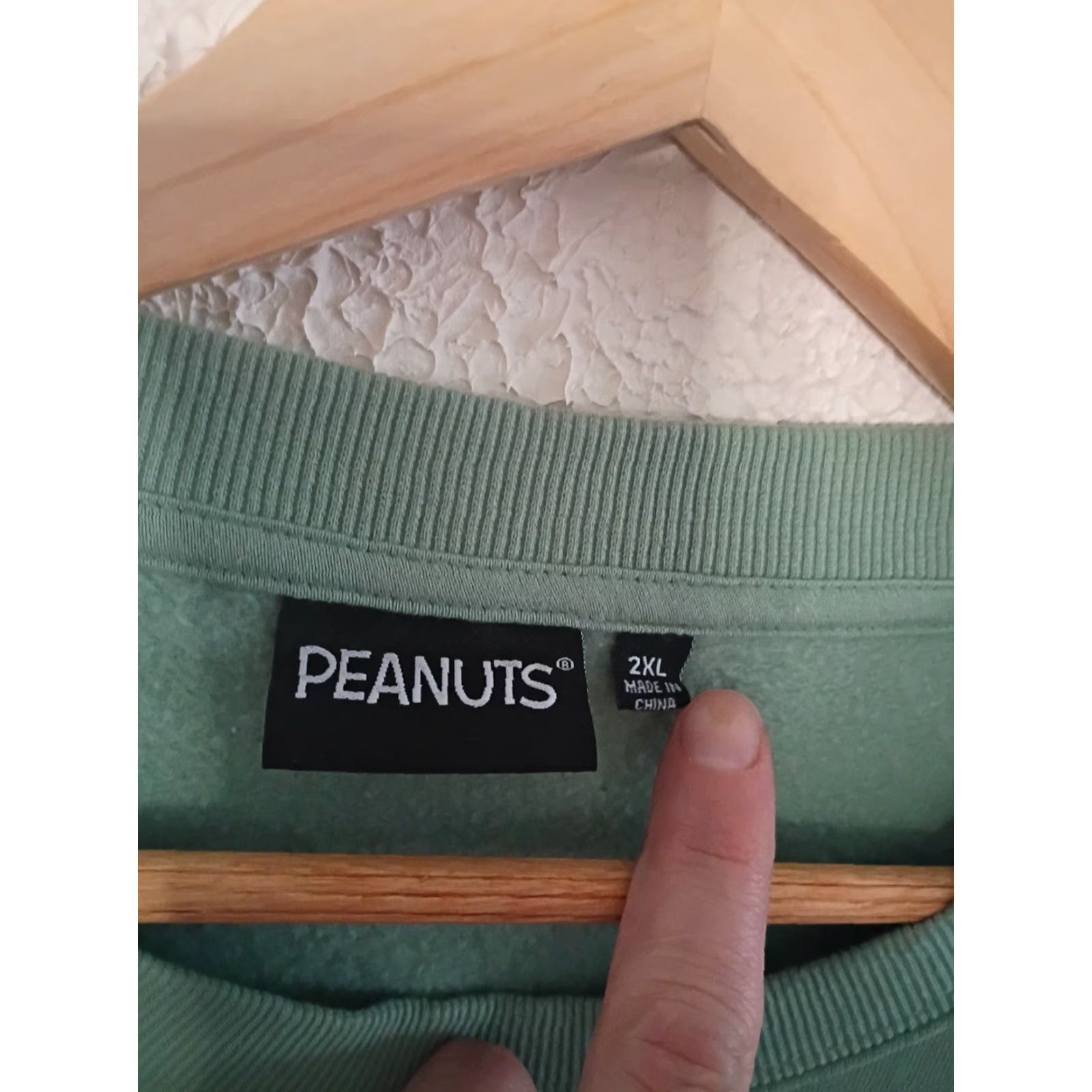 Peanuts VINTAGE Peanuts Snoopy Tennis Club Sweatshirt Shirt Mens 2XL Green Pullover Cartoon Sports Size US XXL / EU 58 / 5 - 3 Thumbnail