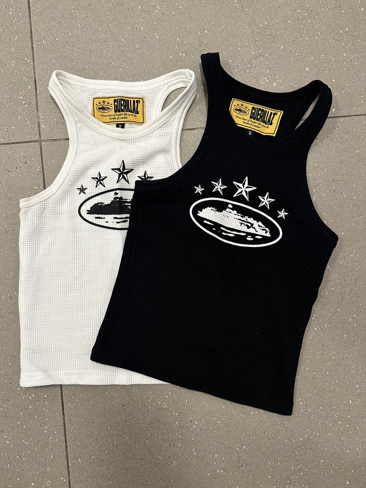 Corteiz Black Tank Top | Grailed