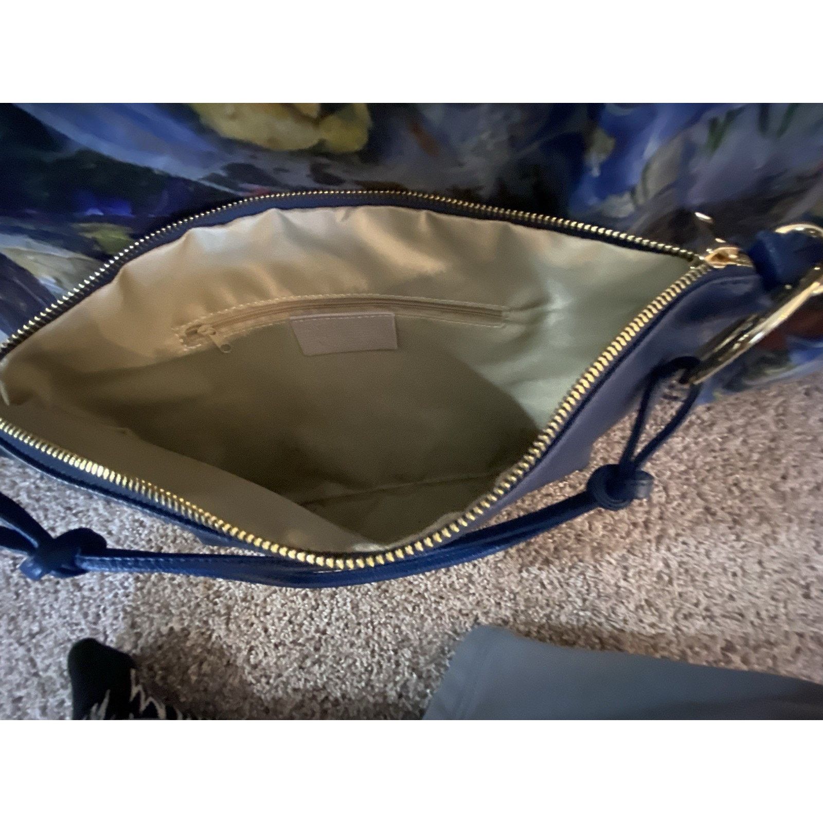 Other Italian made leather blue handbag,New, by Borse in Pelle Size ONE SIZE - 10 Thumbnail