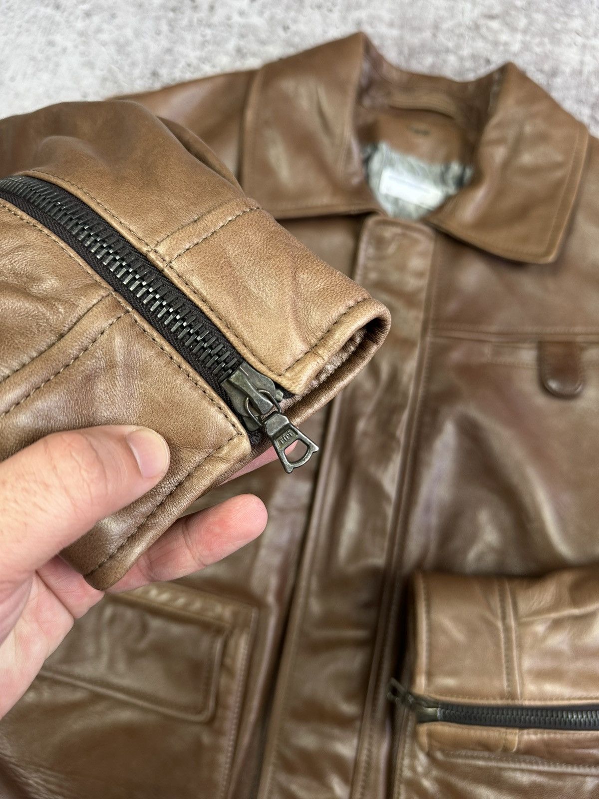Porsche Design 000/600 Porsche Design Limited Edition Leather Jacket Size US XL / EU 56 / 4 - 5 Thumbnail