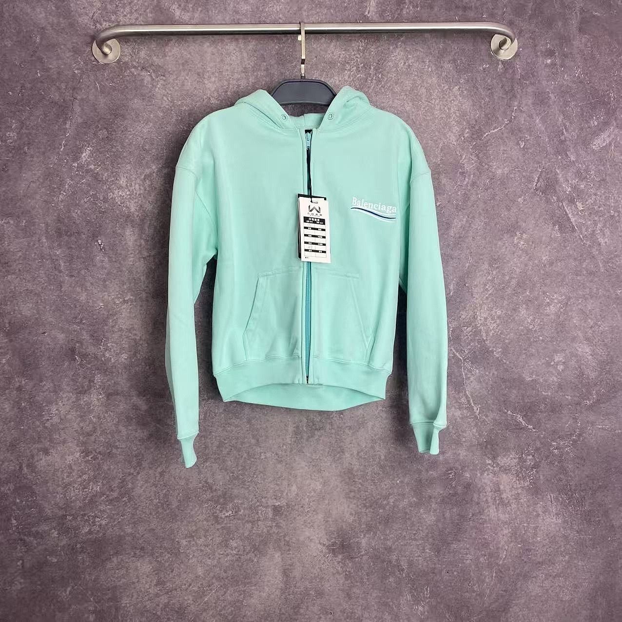 Balenciaga Balenciaga Logo Zip-Up Hoodie Size XS Size XS / US 0-2 / IT 36-38 - 1 Thumbnail