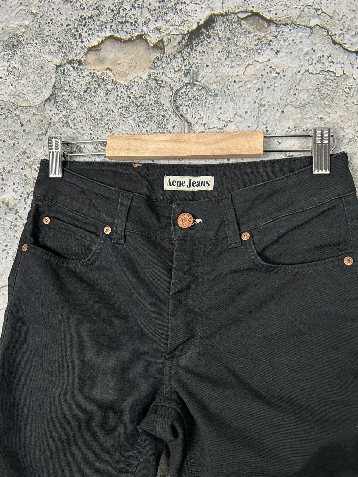 Acne Studios Vintage Acne Jeans Hex Black Ups Skinny Denim Avantgarde Size US 28 / EU 44 - 3 Thumbnail