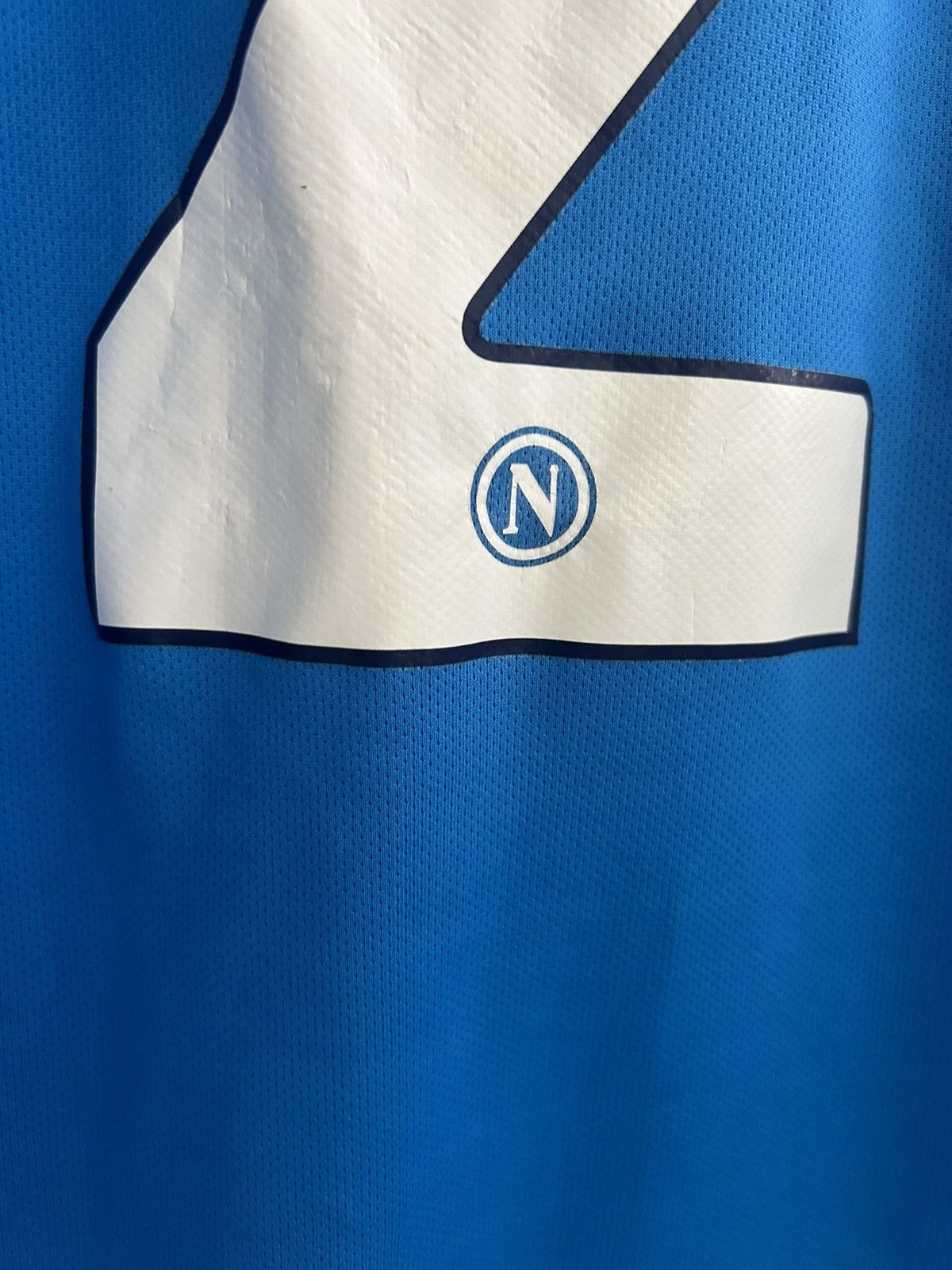 Giorgio Armani 2021-22 Piotr Zielinski SSC Napoli EA7 Home Kit Size US XXL / EU 58 / 5 - 3 Thumbnail