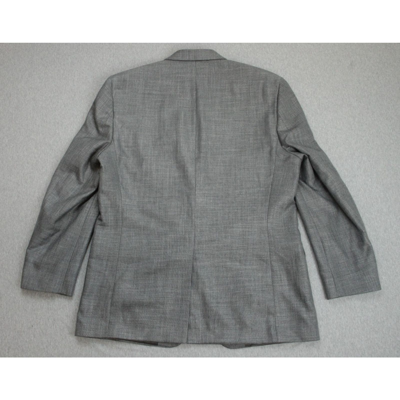 Lauren Ralph Lauren Lauren Ralph Lauren Blazer Mens 42R Gray Hopsack 2 Buttons Size 42R - 3 Thumbnail