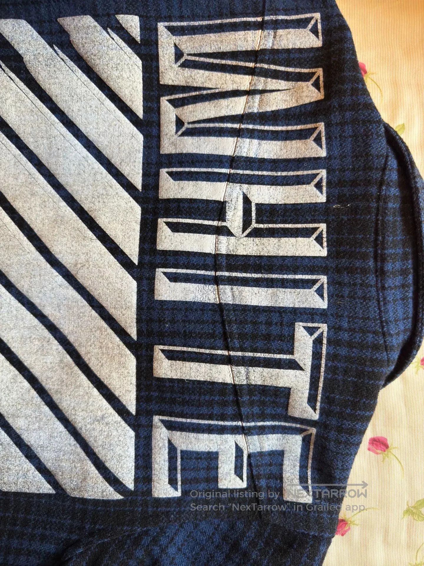 Off-White Off White Blue Wool Shirt Jacket. Size US S / EU 44-46 / 1 - 4 Thumbnail