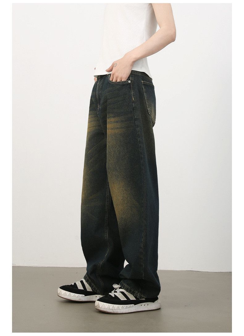 Japanese Brand × Jean American retro wide-leg loose versatile scimitar jeans Size US 32 / EU 48 - 4 Thumbnail