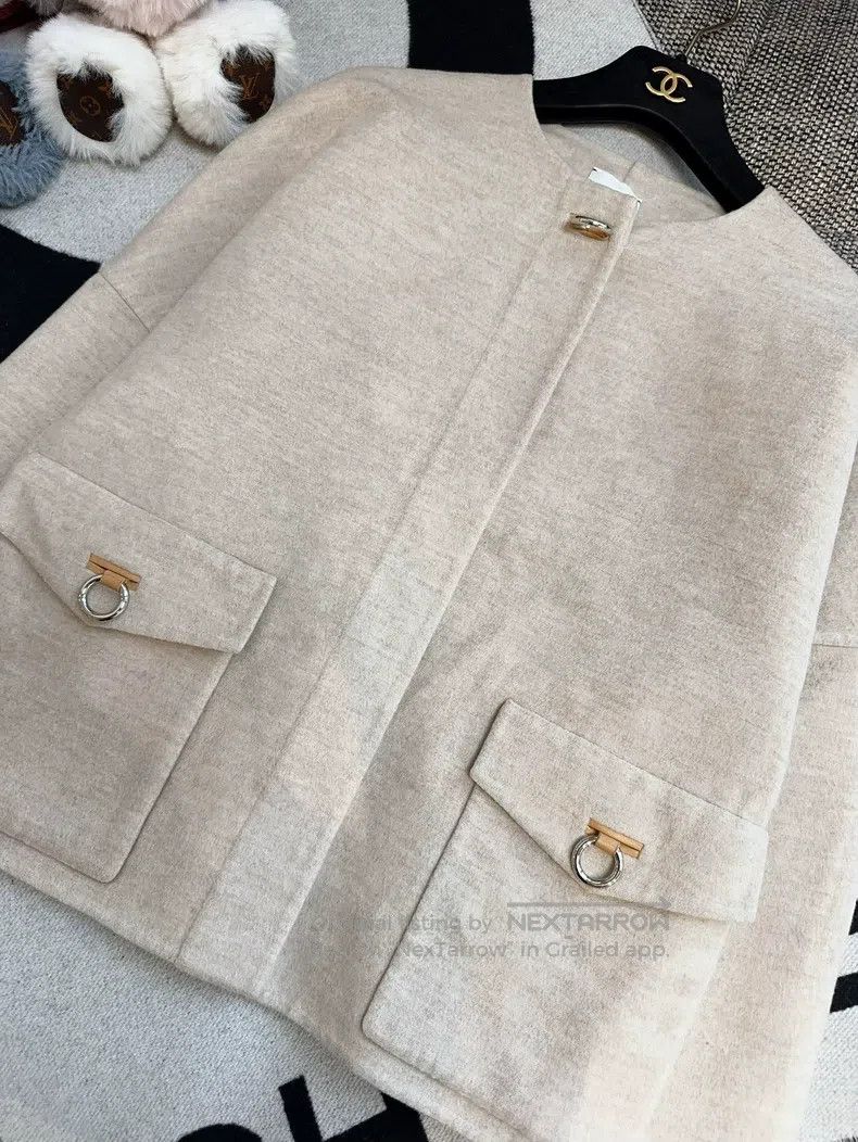 Hermes Hermes Oatmeal Cashmere Coat Size XS / US 0-2 / IT 36-38 - 3 Thumbnail