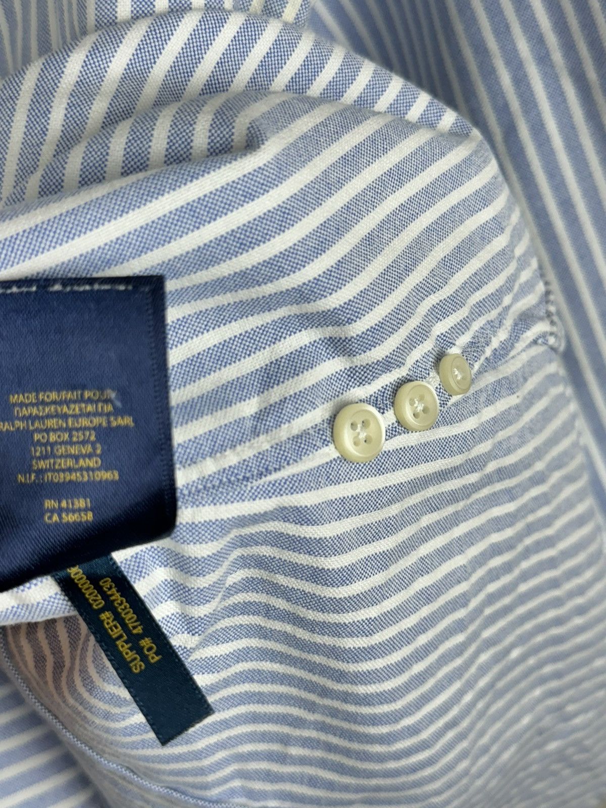 Polo Ralph Lauren Pretty shirt Polo Ralph Lauren Oxford original casual item Size XS / US 0-2 / IT 36-38 - 5 Thumbnail
