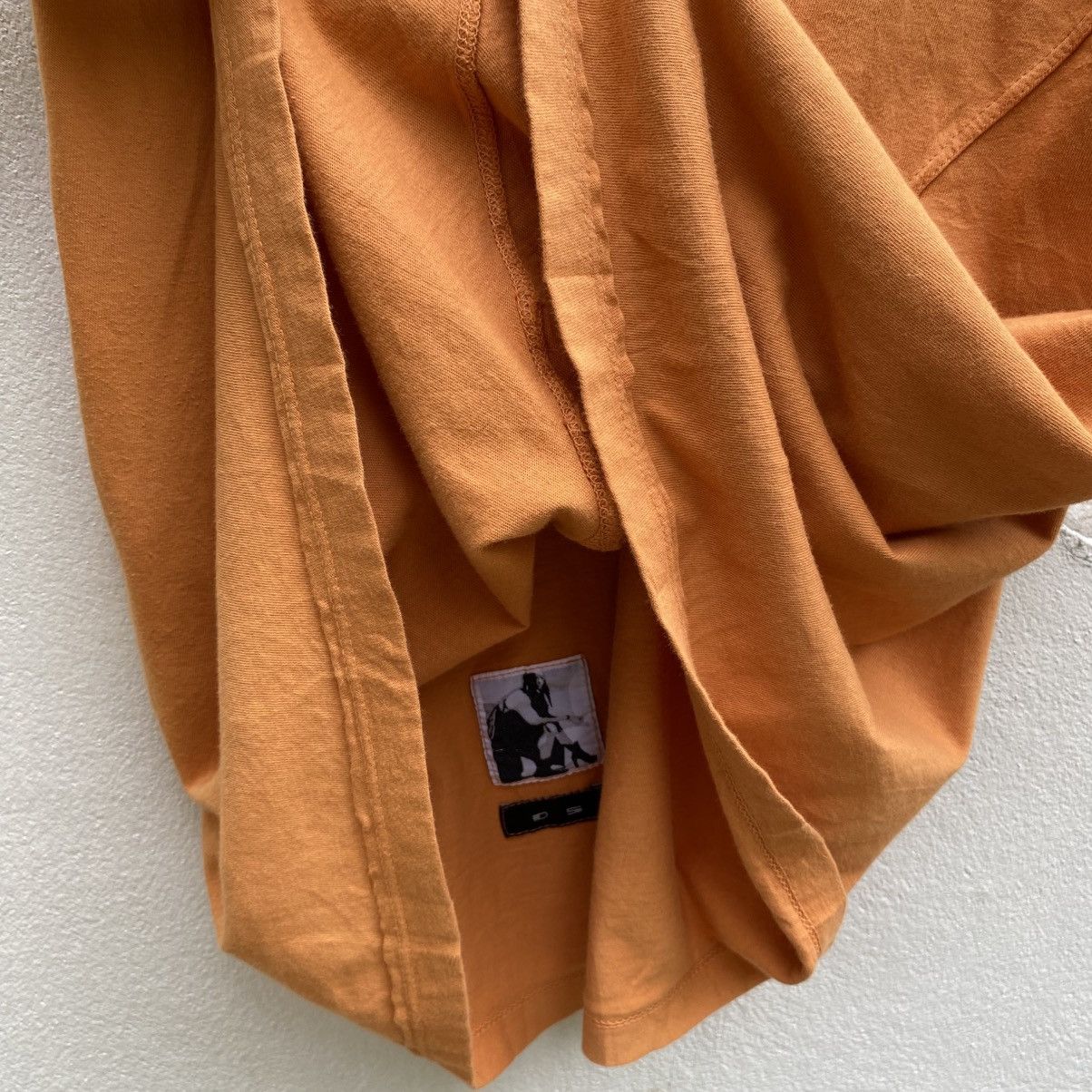 Rick Owens Drkshdw Rick Owens drkshdw mustard tee Size US M / EU 48-50 / 2 - 8 Thumbnail