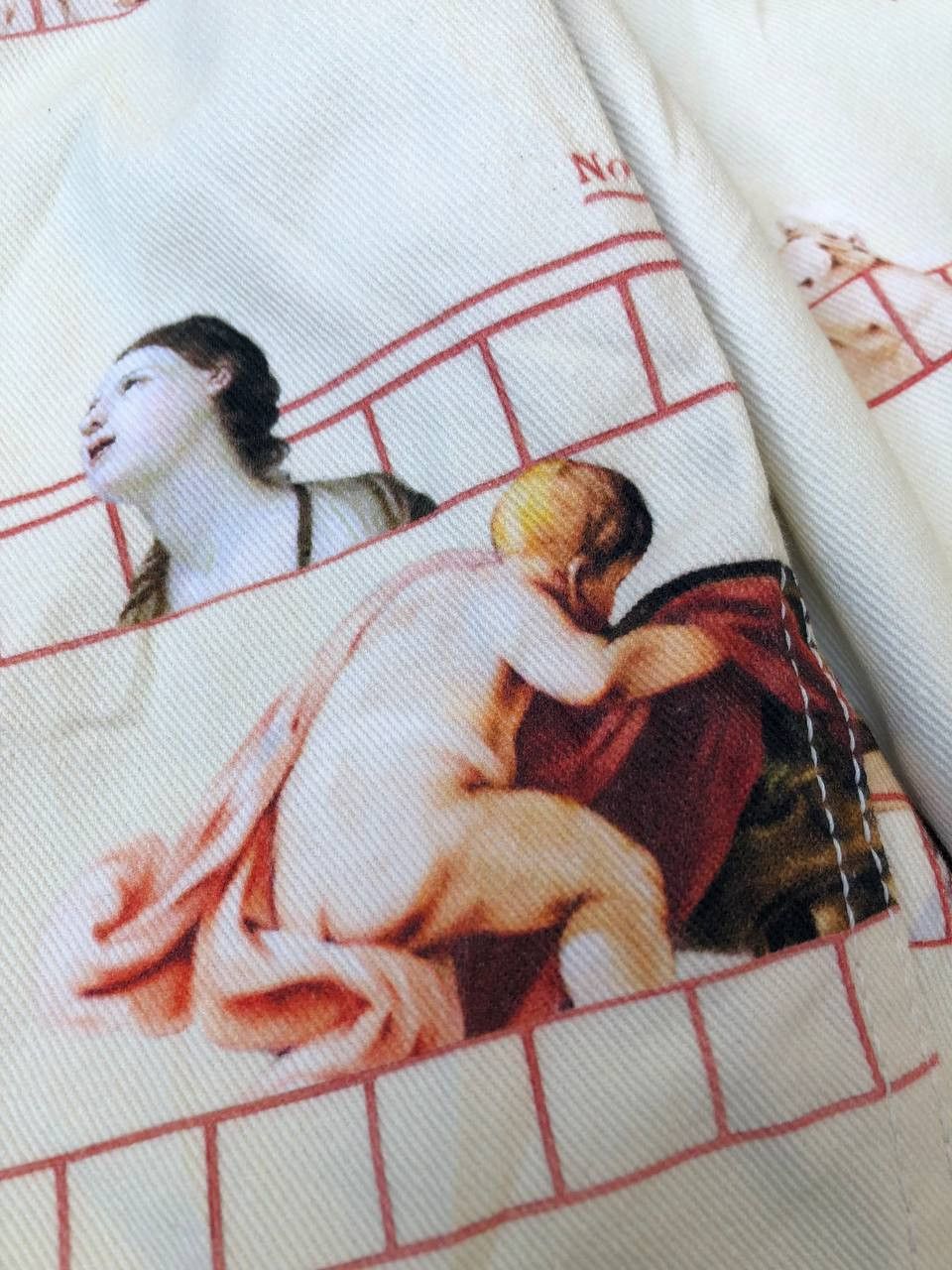 Other Bad In Bad Full Print Angels Pants Size US 31 - 9 Thumbnail