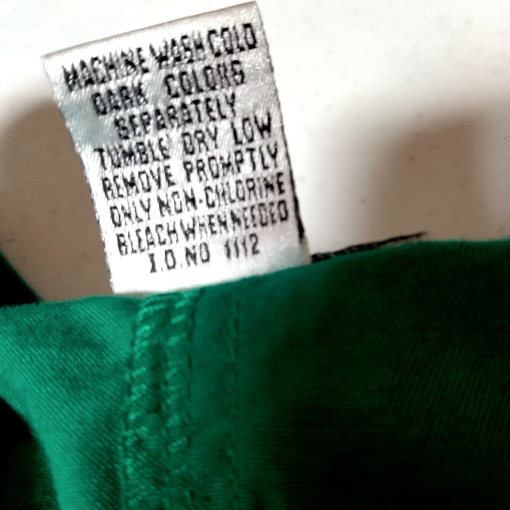 Vintage VINTAGE Gitano Shirt Women Small Kelly Green Twill Button Up V Neck 90s Classic Casual Mens Womens Girls Boys Size S / US 4 / IT 40 - 7 Thumbnail