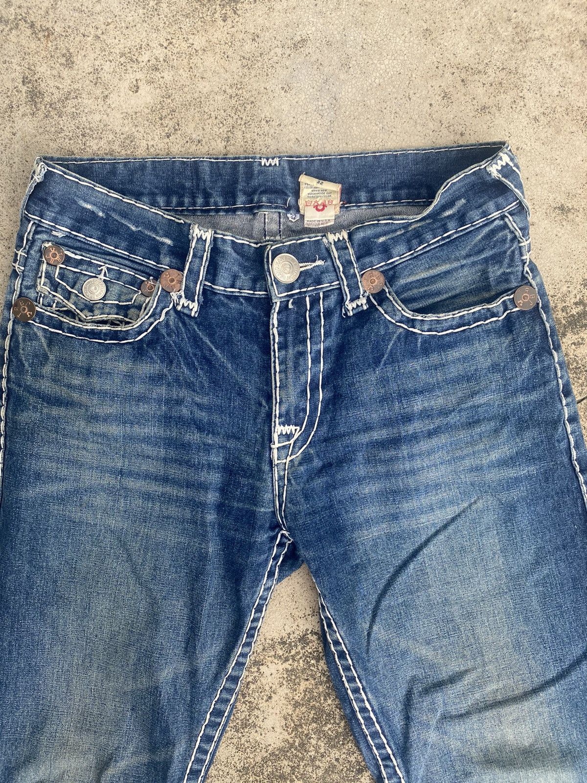 If Six Was Nine × Japanese Brand × True Religion Flare Jeans True Rerigion Size US 33 - 10 Thumbnail