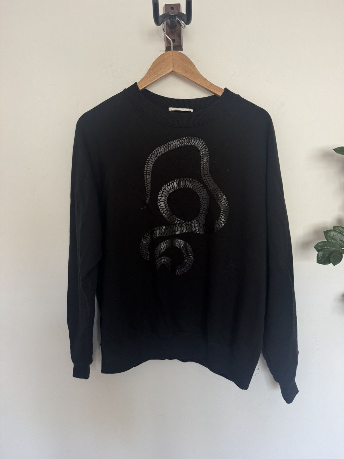 Saint Laurent Paris Hedi Snake Crewneck Size US S / EU 44-46 / 1 - 1 Thumbnail