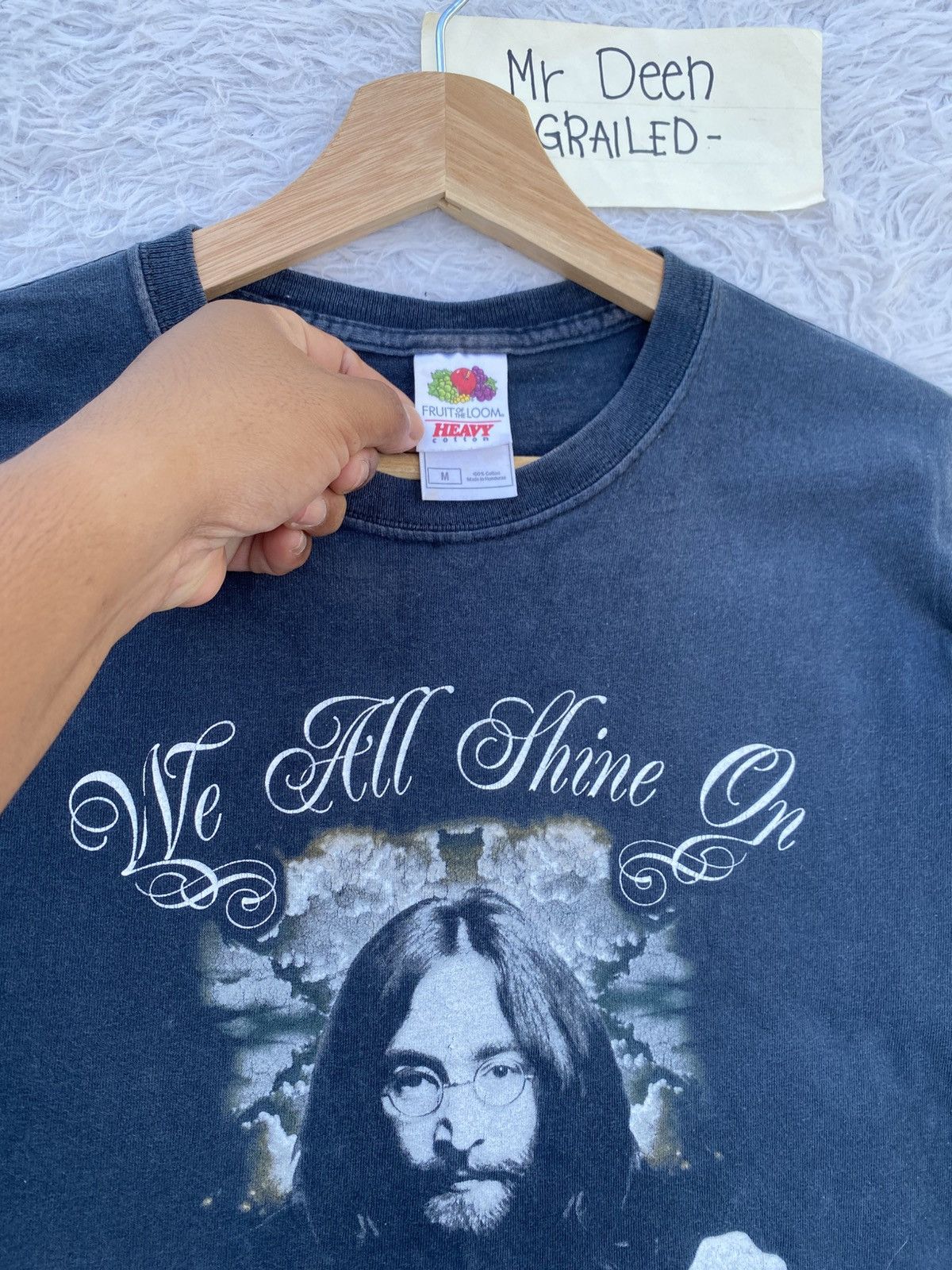Band Tees Rare Vintage We All Shine On by John Lennon Tshirt Size US M / EU 48-50 / 2 - 11 Thumbnail