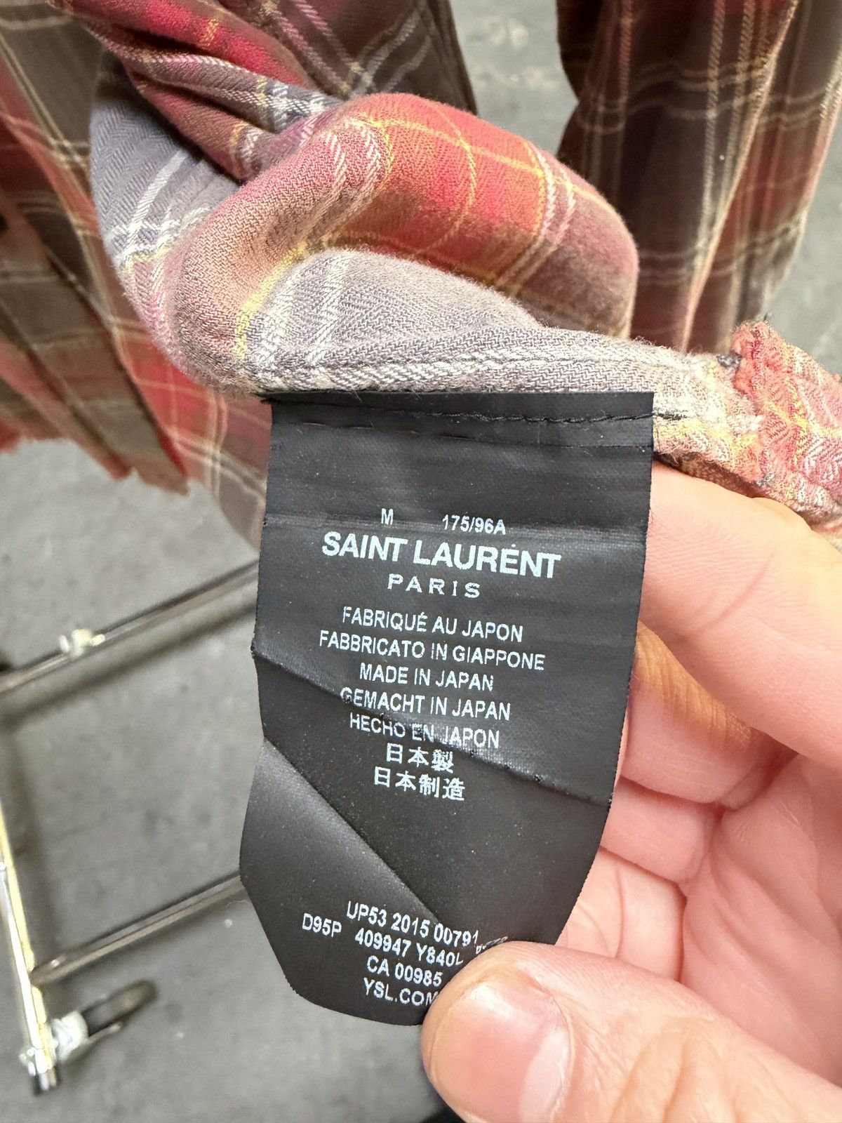Saint Laurent Paris Saint Laurent Paris SS16 Surf Sound Flannel Size US M / EU 48-50 / 2 - 5 Thumbnail