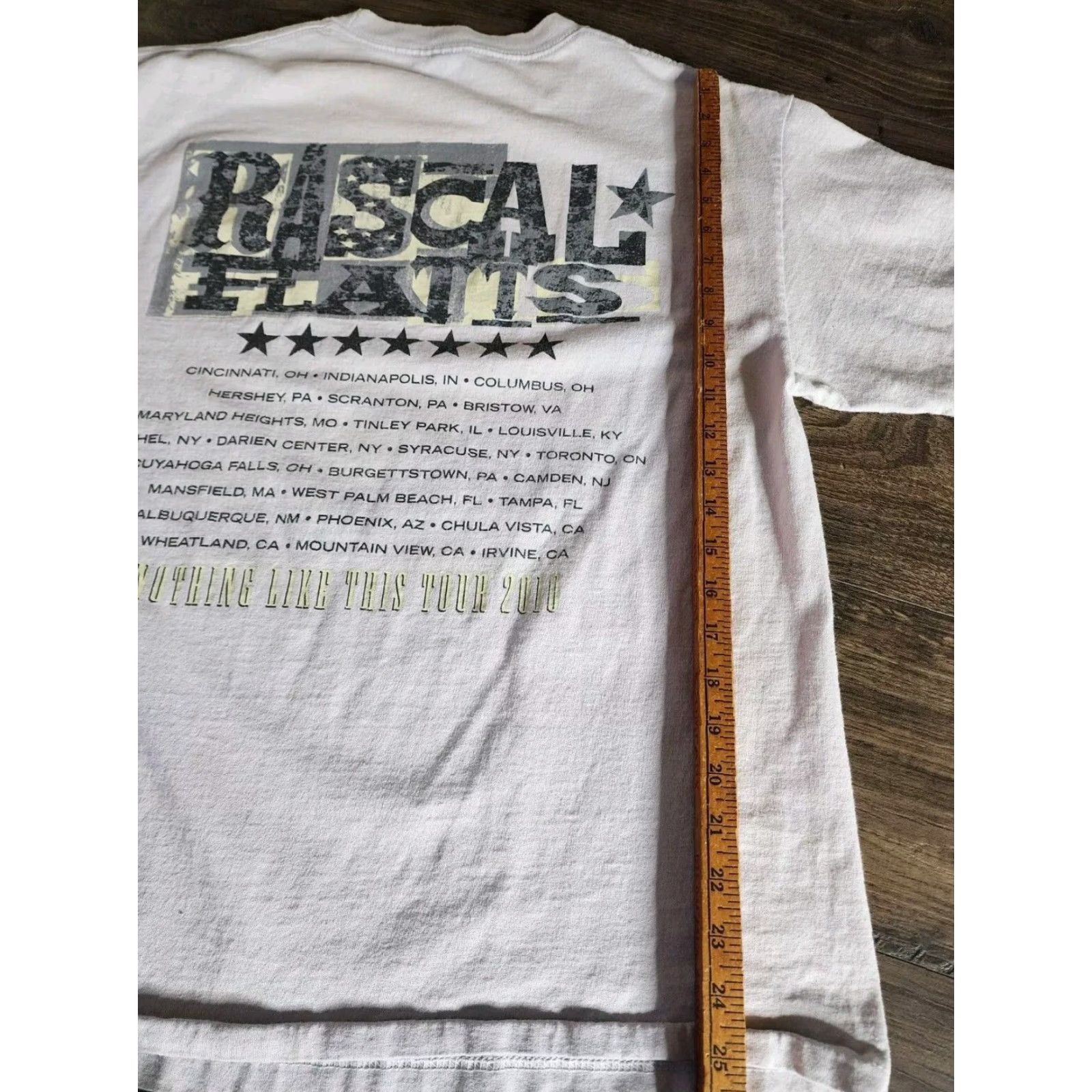 AAA Rascal Flatts Nothing Like This Tour 2010 T Shirt L Gray Double Sided Mens Size US L / EU 52-54 / 3 - 2 Thumbnail