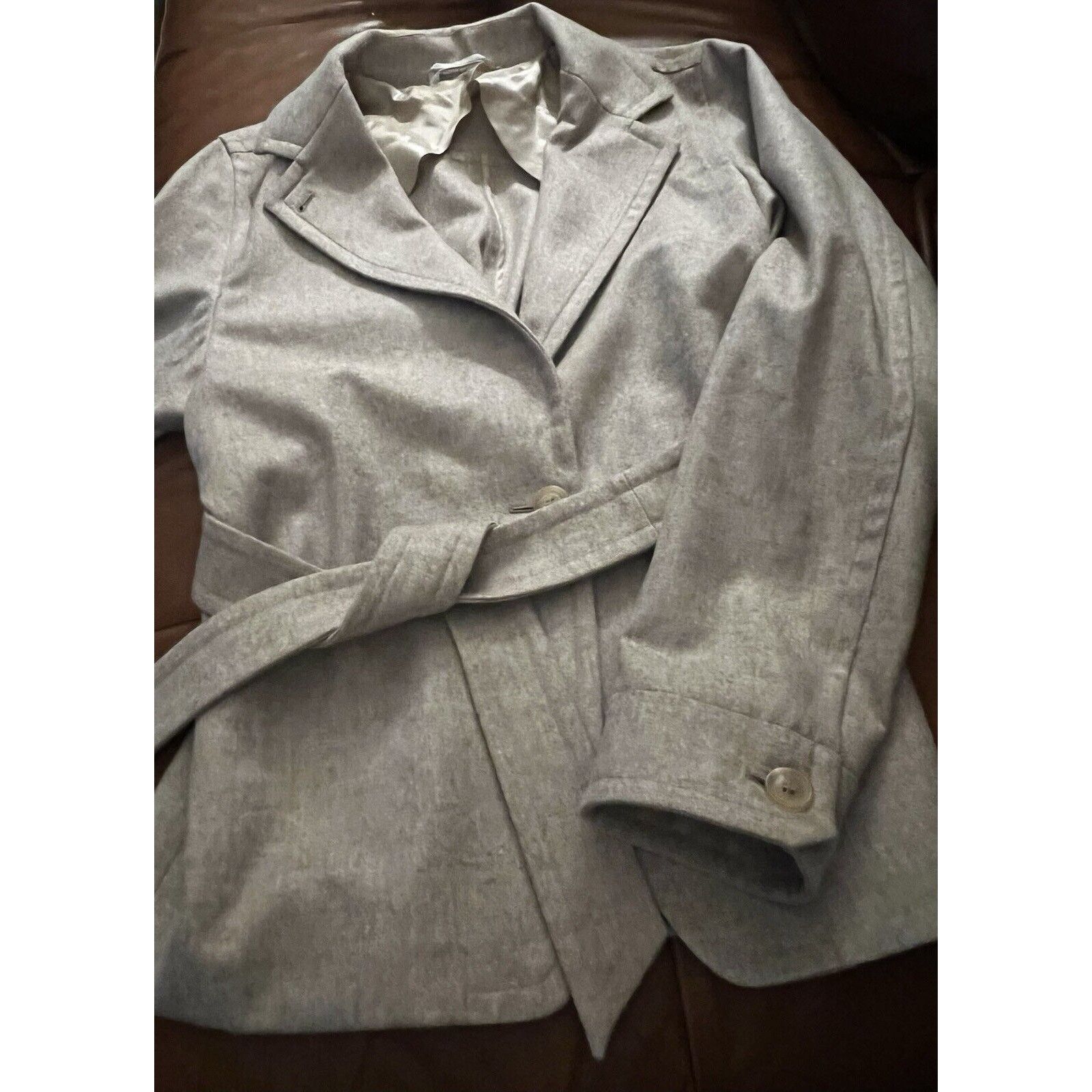 Max Mara NWOT max Mara Cream Tan soft Wool Button Unlined Cuffed 10 Size L / US 10 / IT 46 - 5 Thumbnail