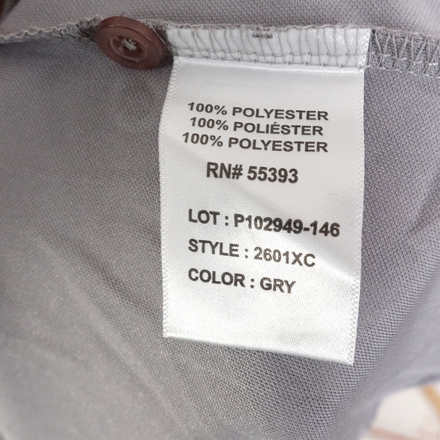 Jansport SPRINT MOBILE LOGO POLO SHIRT GREY WOMENS 2XL SHORT SLEEVE WORK EMPLOYEE Size XXL / US 16-18 / IT 52-54 - 7 Thumbnail