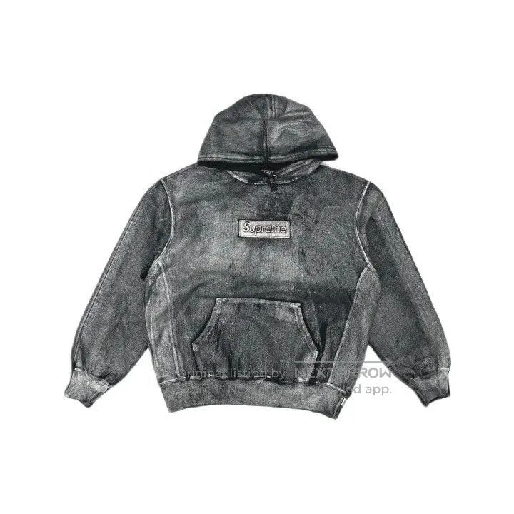 Maison Margiela Supreme x MM6 Maison Margiela Painted Logo Hoodie 0079. Size US S / EU 44-46 / 1 - 2 Thumbnail