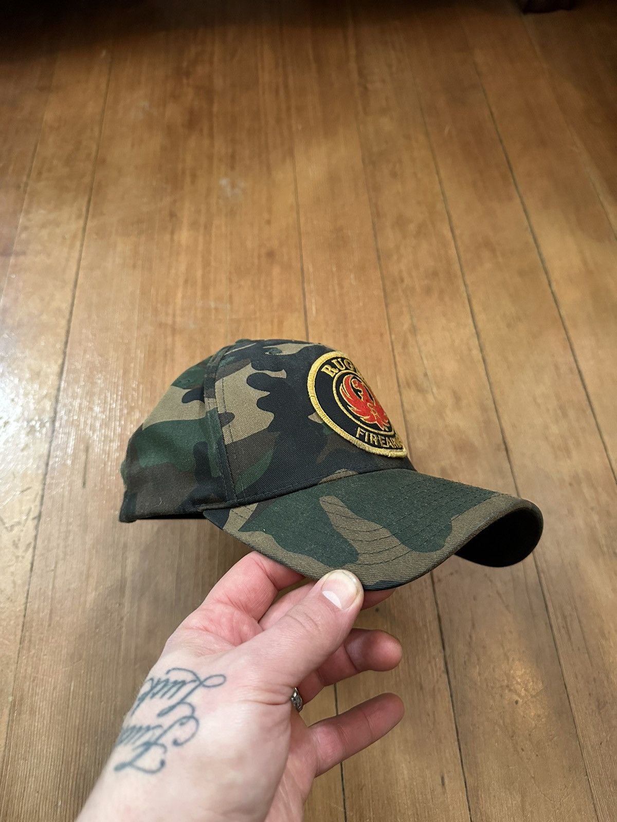Vintage Vintage Richardson 255 Ruger Camo Snapback Hat Size ONE SIZE - 5 Thumbnail