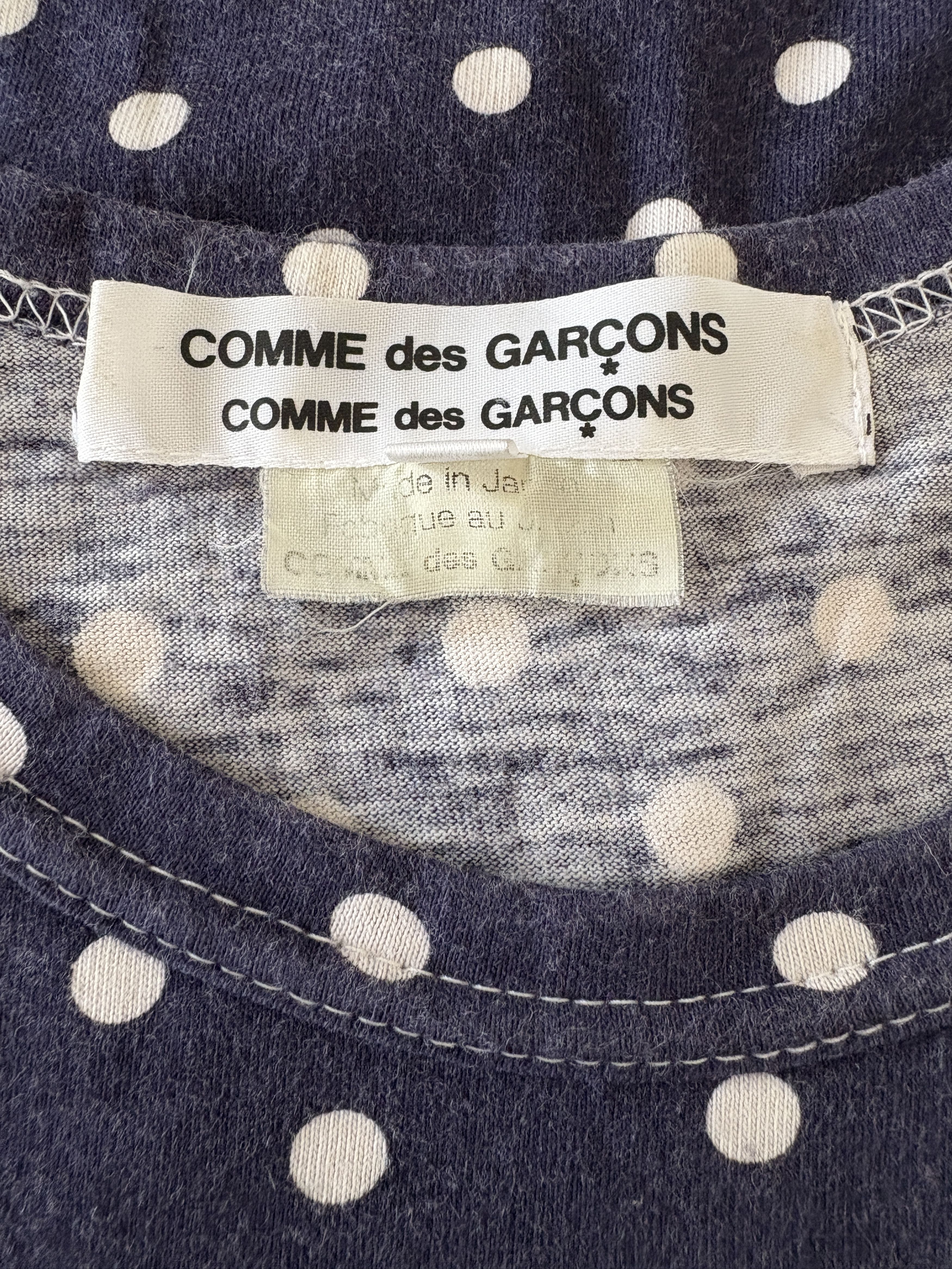Comme des Garcons ⚡️QUICK SALE⚡️Comme des Garçons Dot Blue Long Sleeve Tshirt Size XS / US 0-2 / IT 36-38 - 4 Thumbnail