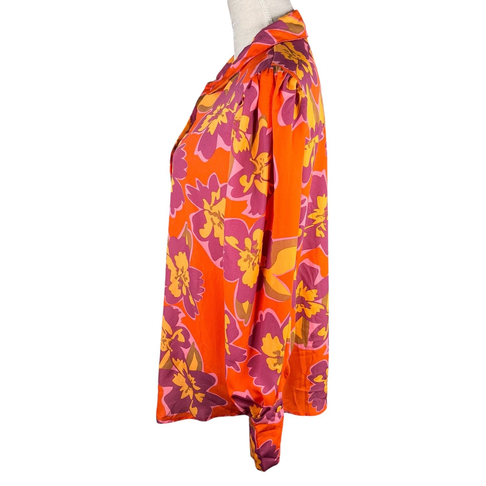 Other BTFBM Retro Button Down L Shirt Top Bright Colors Size L / US 10 / IT 46 - 12 Thumbnail