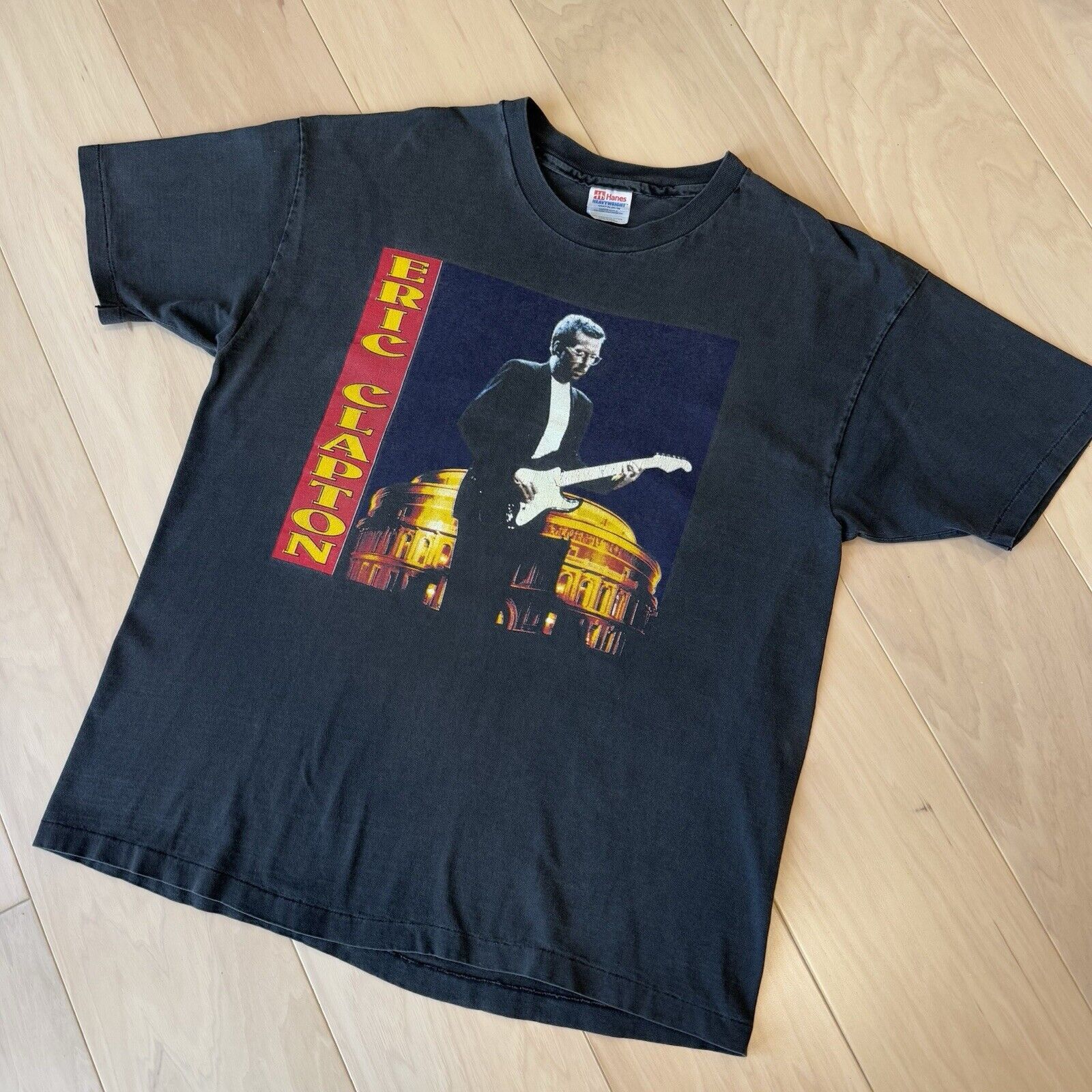 Band Tees × Vintage Vintage Eric Clapton Shirt XL Black 90s Rock Made in USA Size US XL / EU 56 / 4 - 7 Thumbnail