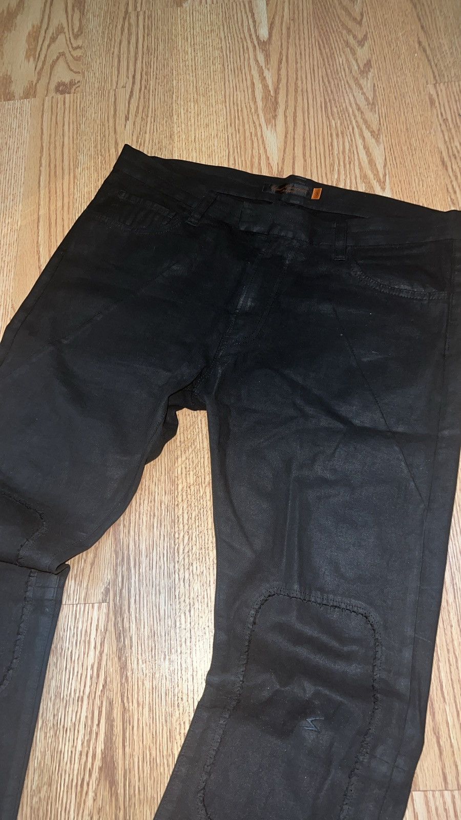Jun Takahashi × Undercover AW06 Waxed Undercover Scab Crust Patch Denim Size US 32 / EU 48 - 4 Thumbnail