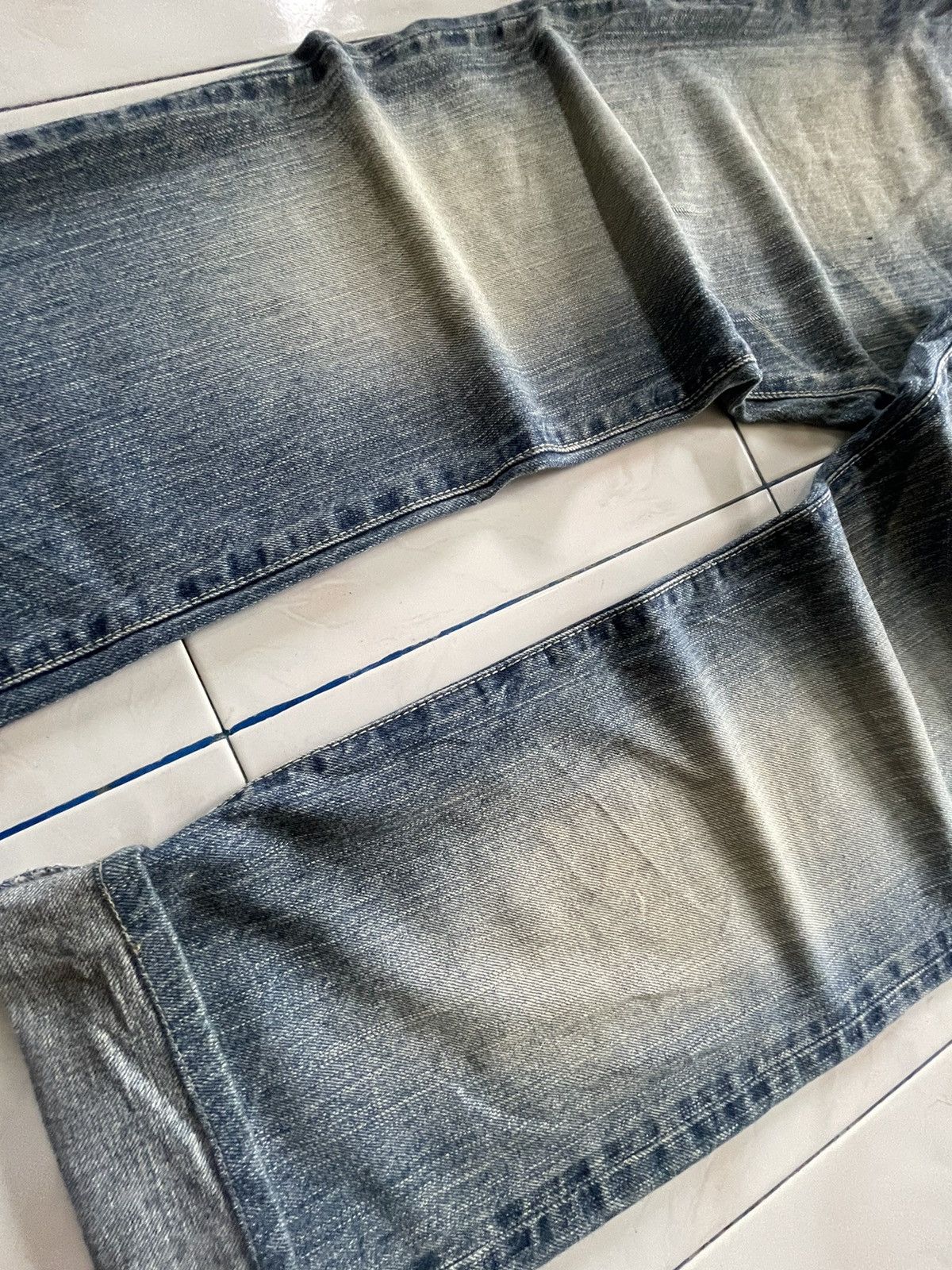 Edwin × Japanese Brand × Vintage Vintage Edwin 505 Z Baggy Loose Selvedge Jeans Rare Size US 30 / EU 46 - 6 Thumbnail