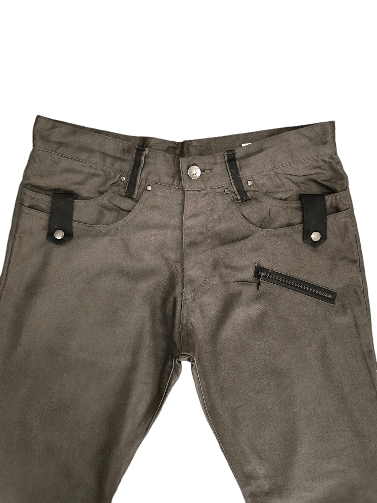 semanticdesign Flare Pants Semantic Design Buckle Back Trouser Bootcut Y2k Size US 31 - 4 Thumbnail