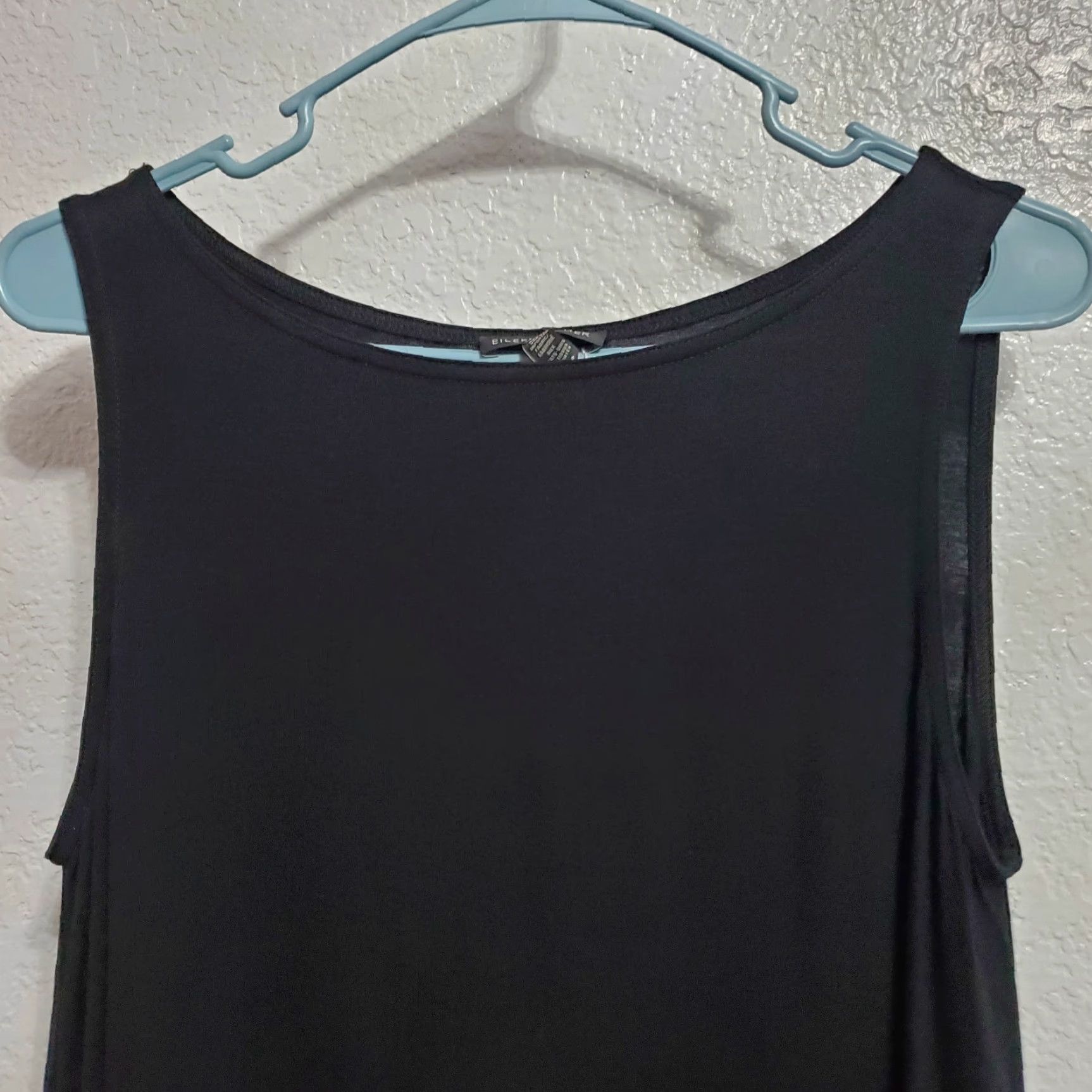 Eileen Fisher Eileen Fisher Dress Women S Black Lightweight Viscose Jersey Sleeveless Capsule Size S / US 4 / IT 40 - 7 Thumbnail