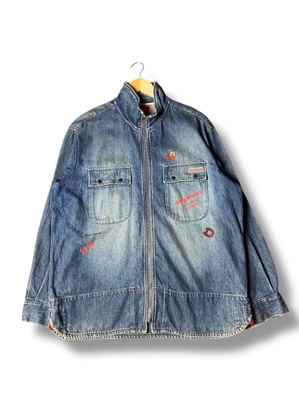 Japanese Brand Drug Store Japanese Brand Denim Jeans Jacket (161) Size US M / EU 48-50 / 2 - 1 Thumbnail