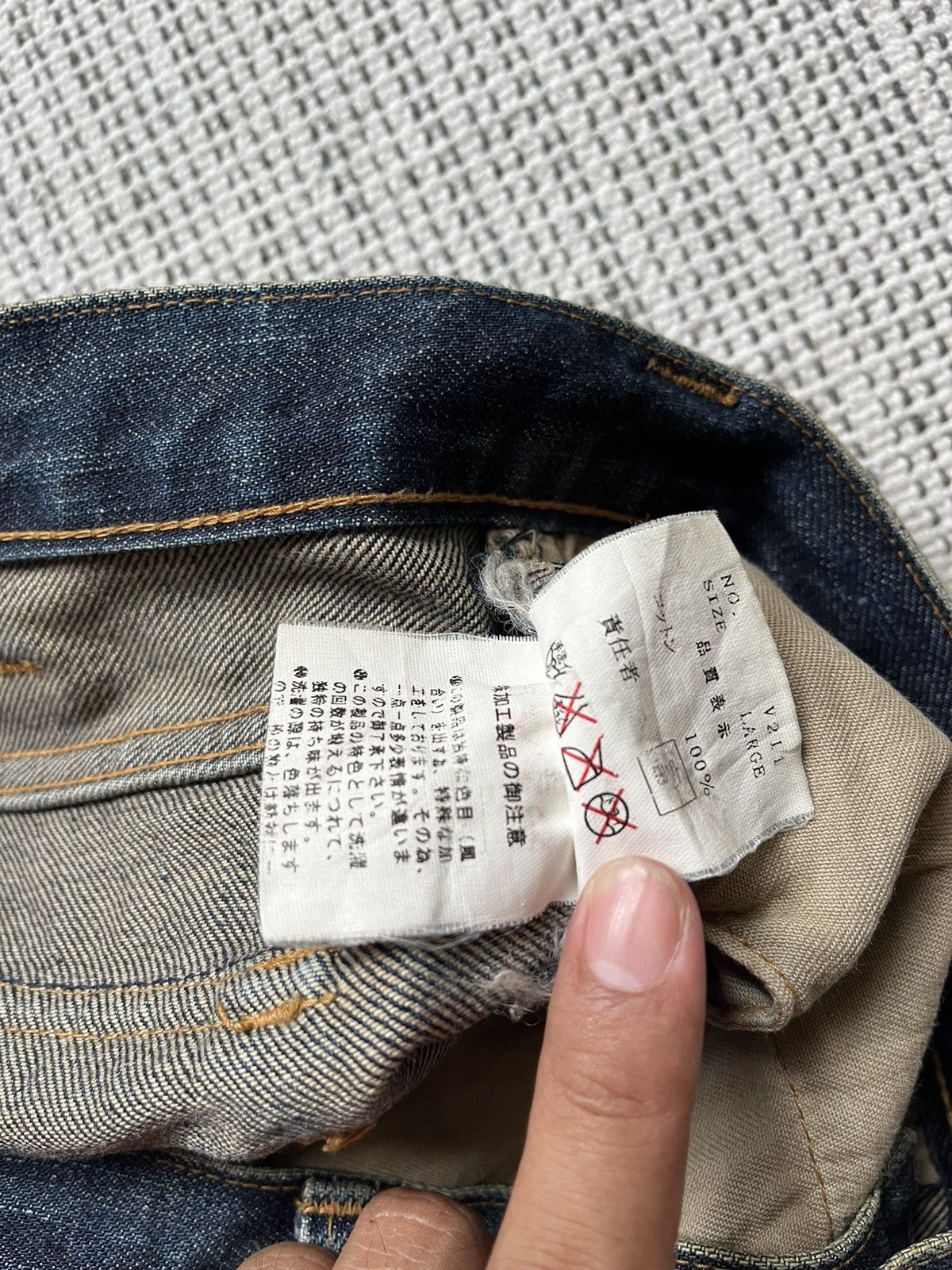 Undercover Undercover AW02 Witch Cargo Denim Bush pants Size US 31 - 7 Thumbnail