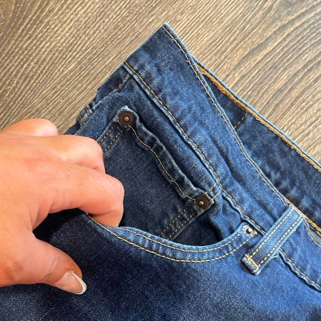Levi's Levis Signature Straight Jeans Mid Rise Denim Blue 40x32 Size US 40 / EU 56 - 5 Thumbnail